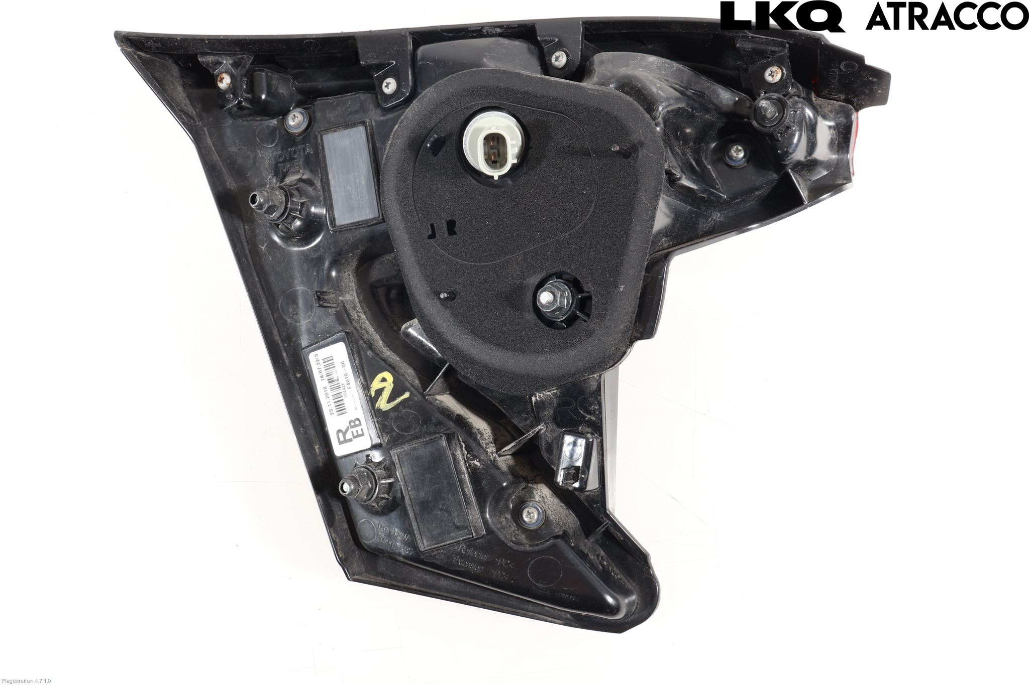 Toyota C-HR 16-23 Bakljus Lucka Hö
