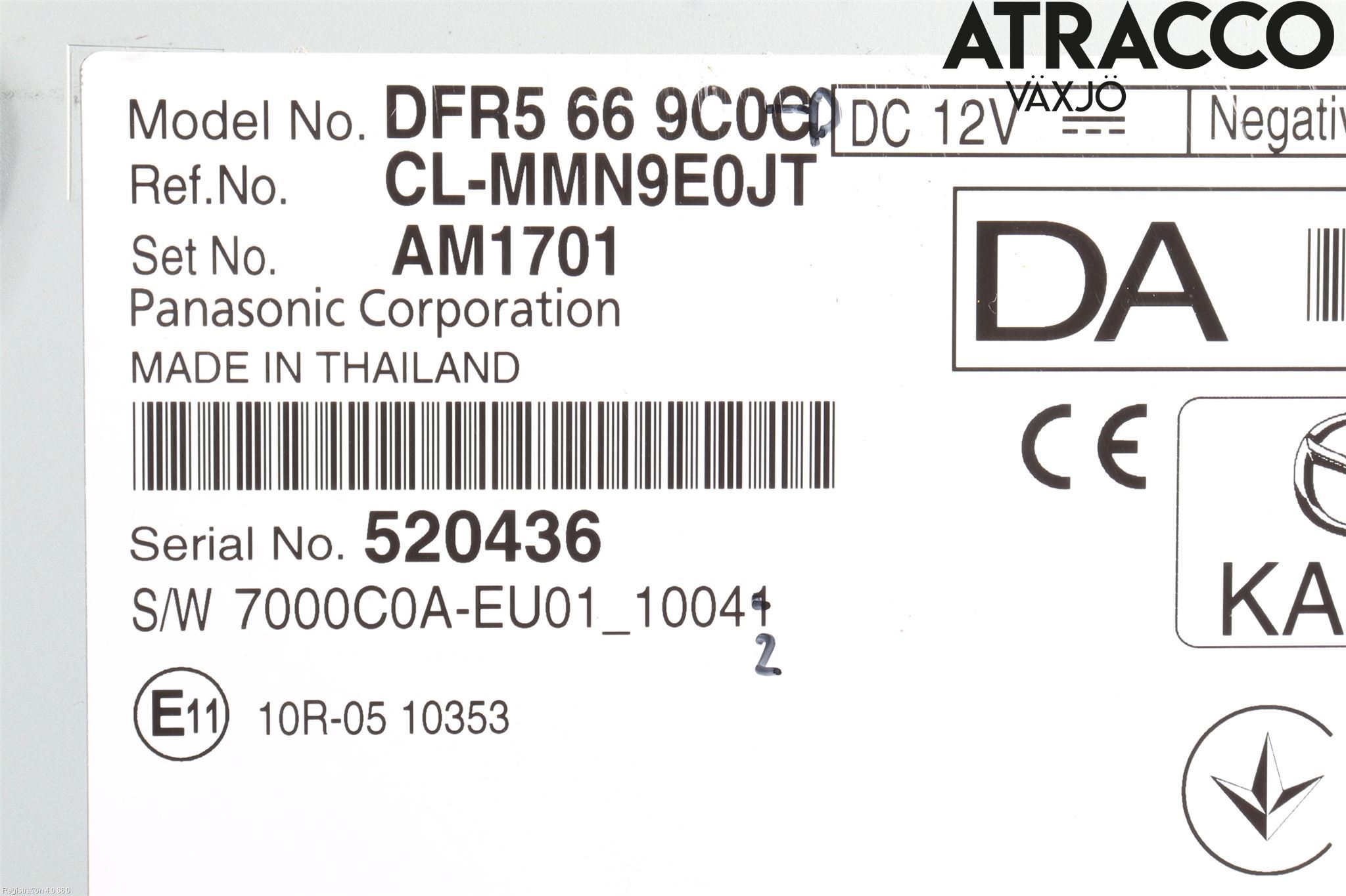 Mazda CX-30 20- Cd Radio - Multimediapanel