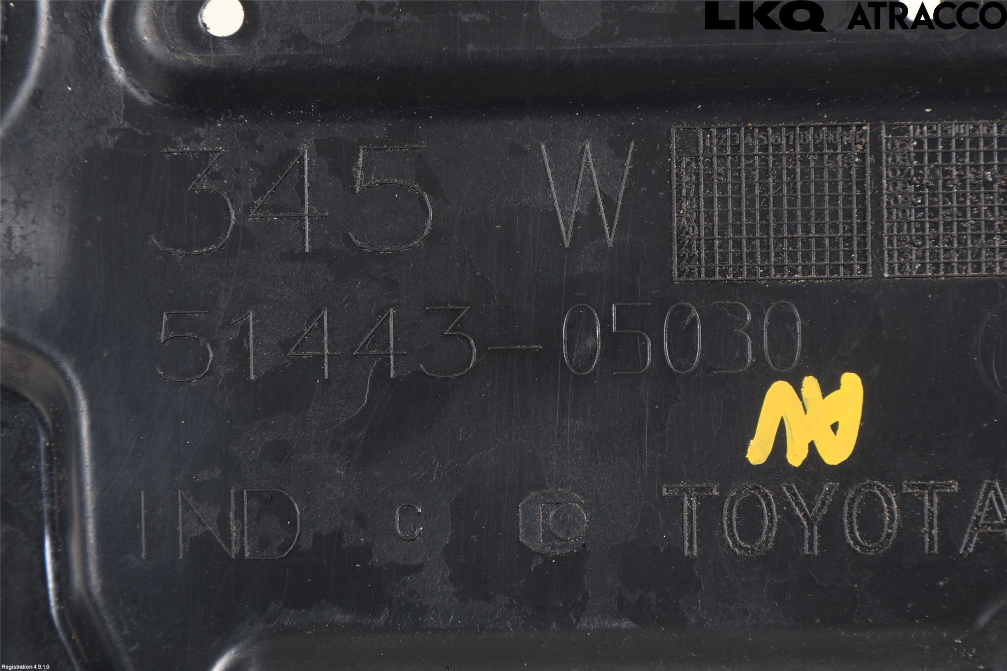 Toyota AURIS 13-19 Hasplåt Plåt-Plast