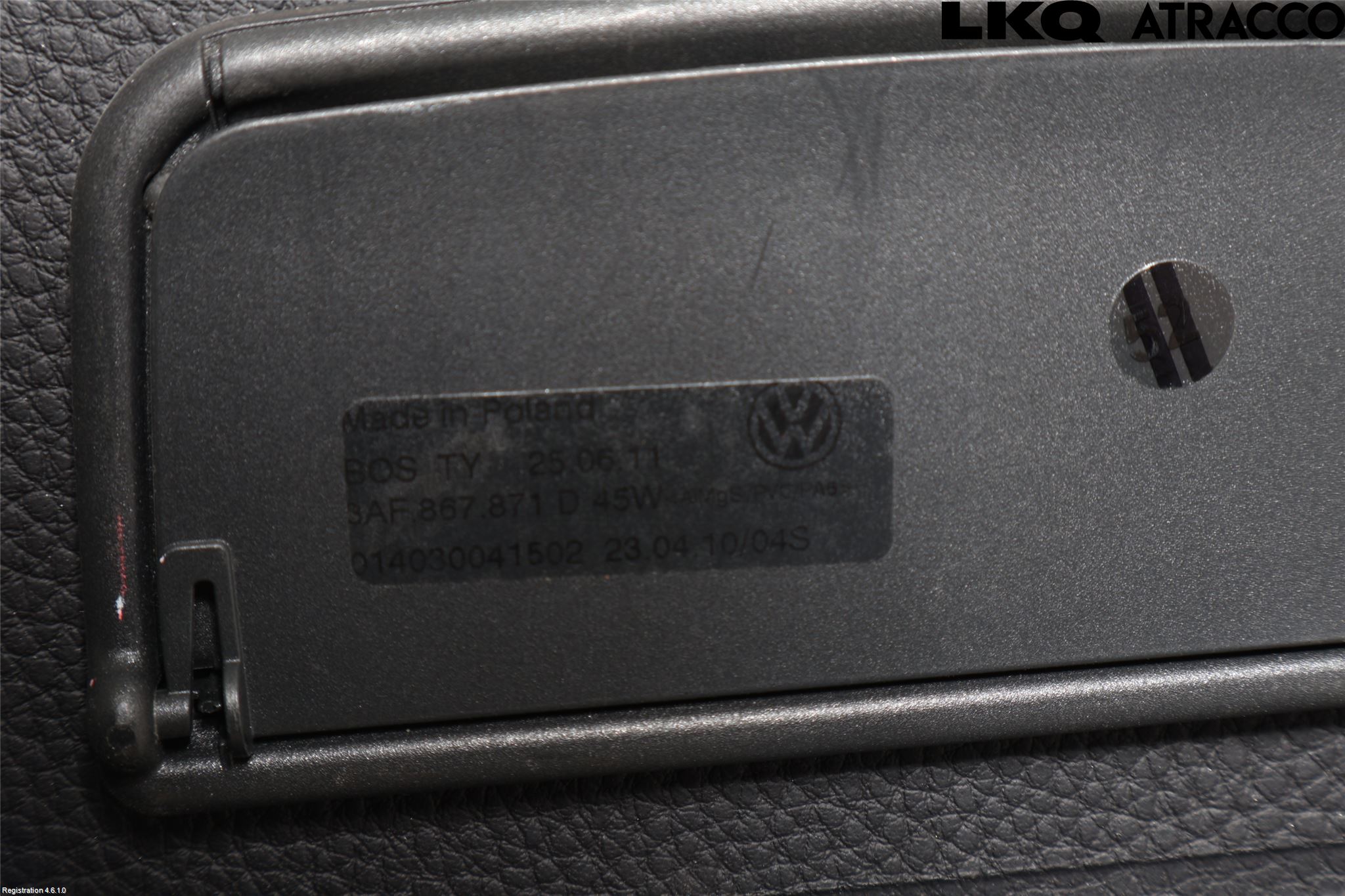 Volkswagen VW PASSAT 11-14 Insynskydd