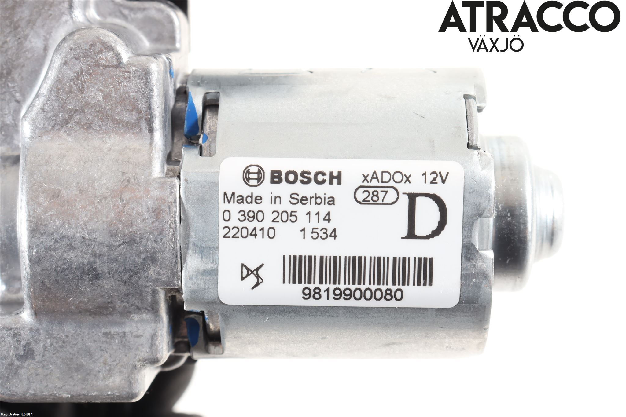 Peugeot 208/E-208 20- Torkarmotor Baklucka