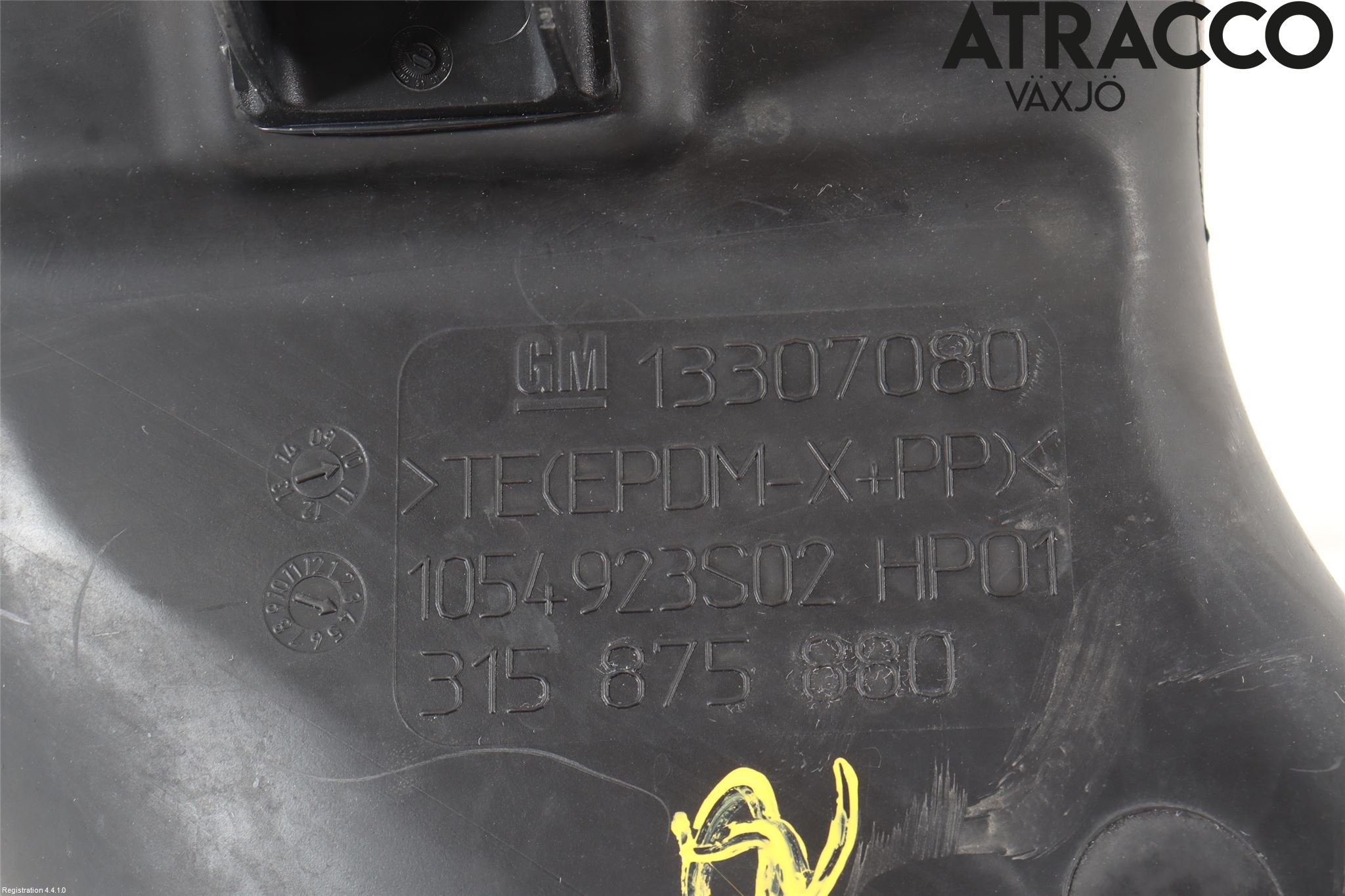 Opel ASTRA J 10-15 Förg-Bälg-Rör Mot Luftr