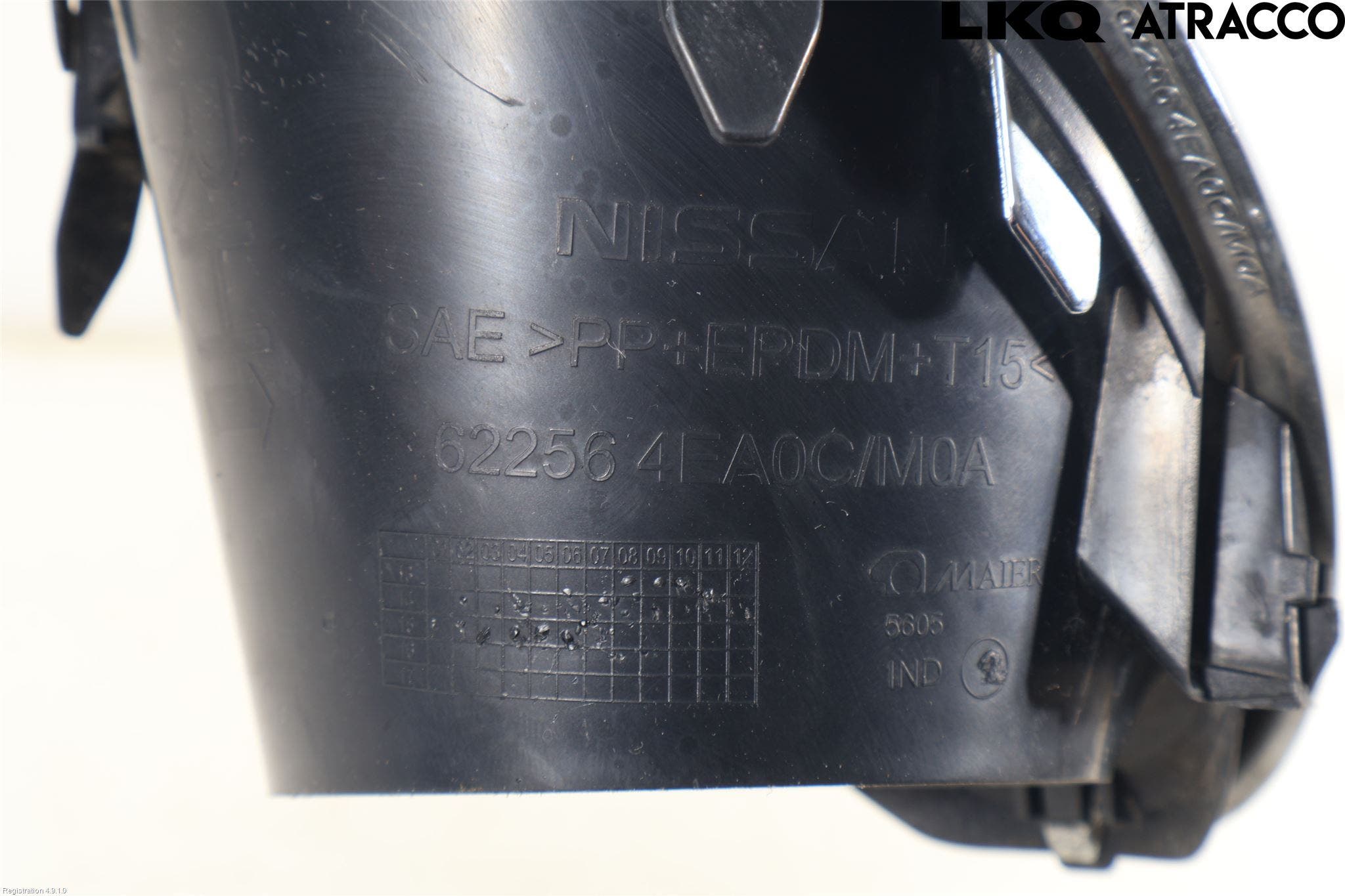 Nissan QASHQAI 14-17 Dimljussarg Fram