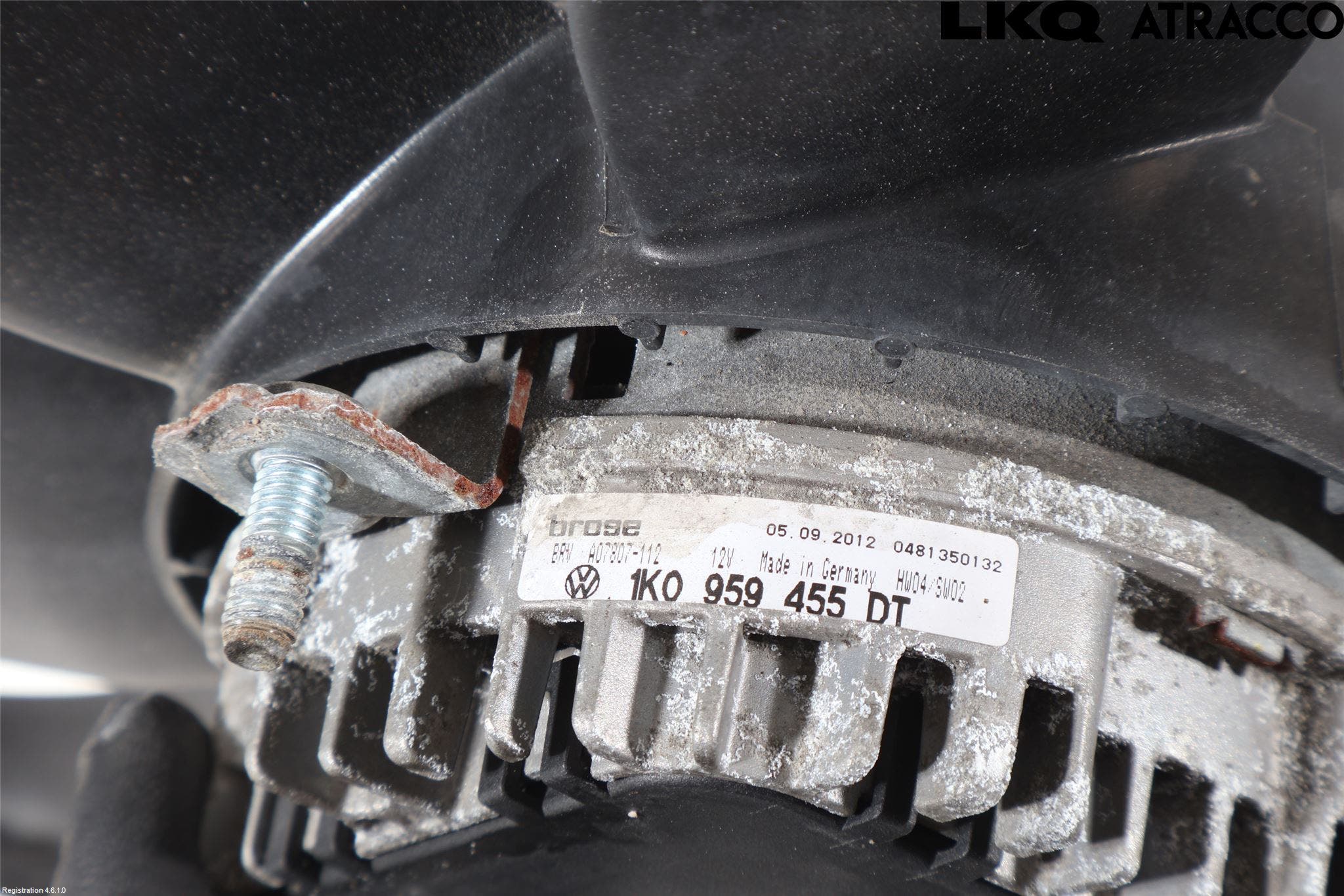 Volkswagen VW PASSAT 11-14 Kylfläkt El