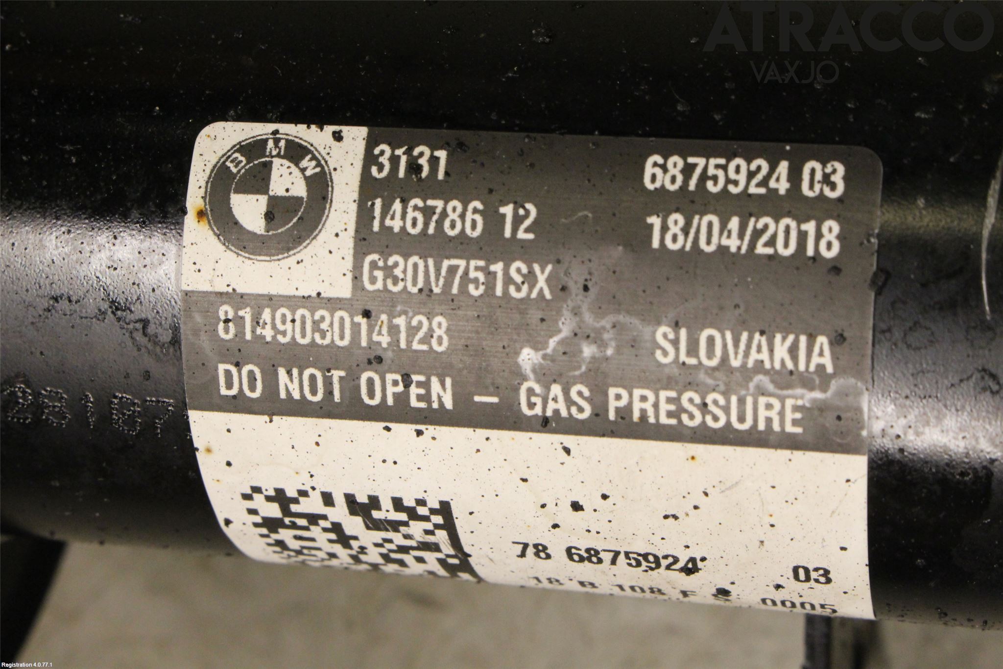 BMW 5 G30/G31/F90 17-23 Fjäderben Fram Höger