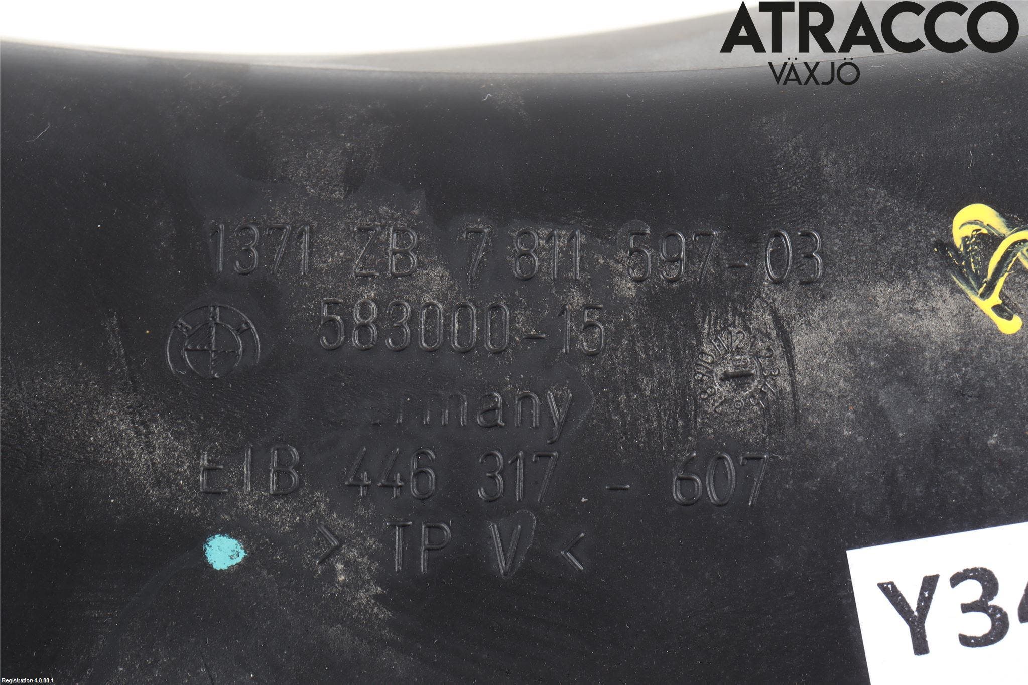 BMW 5 F10/F11/F18 09-17 Deflektor Plåt-Plast Kylning