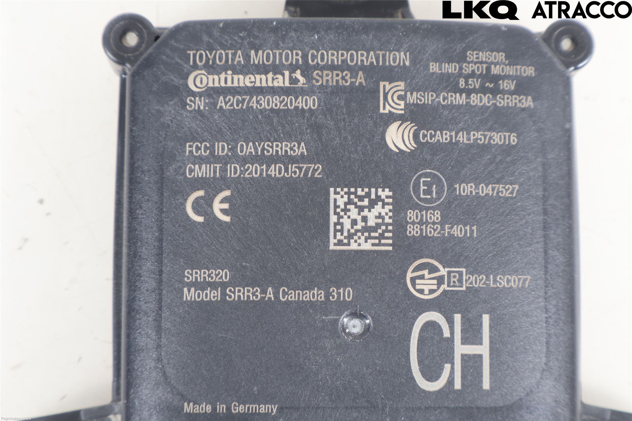 Toyota C-HR 16-23 Sensor Aktivt Kollisionsskydd