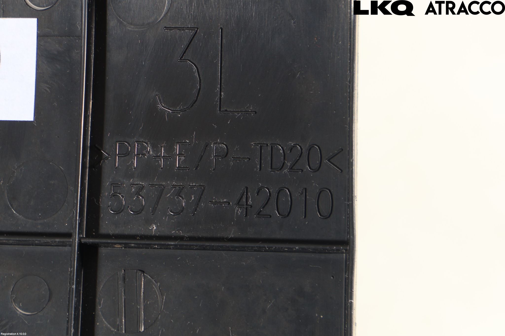 Toyota RAV4 19- Hasplåt Plåt-Plast