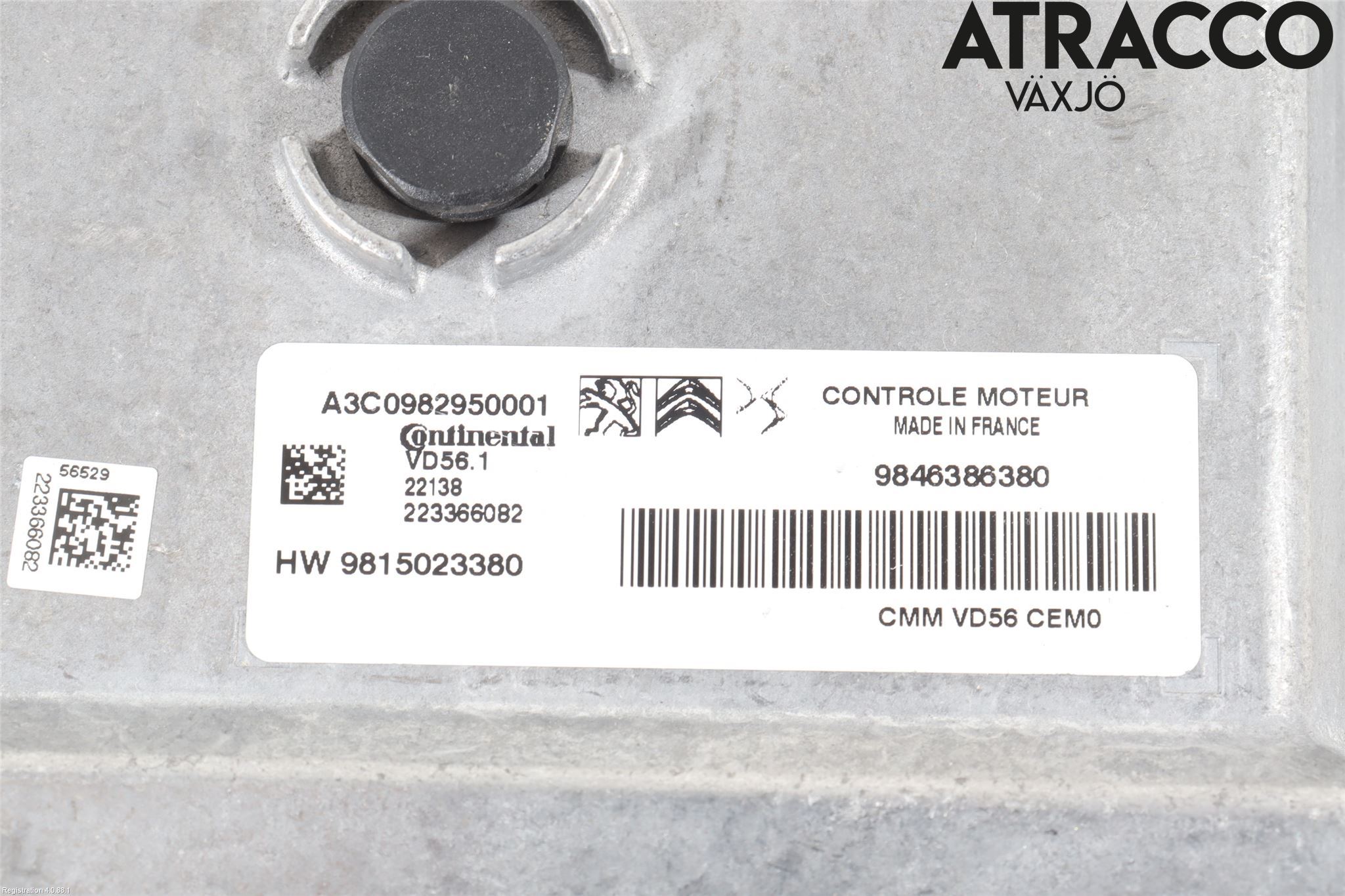 Peugeot 208/E-208 20- Styrenhet Insprut Bensin