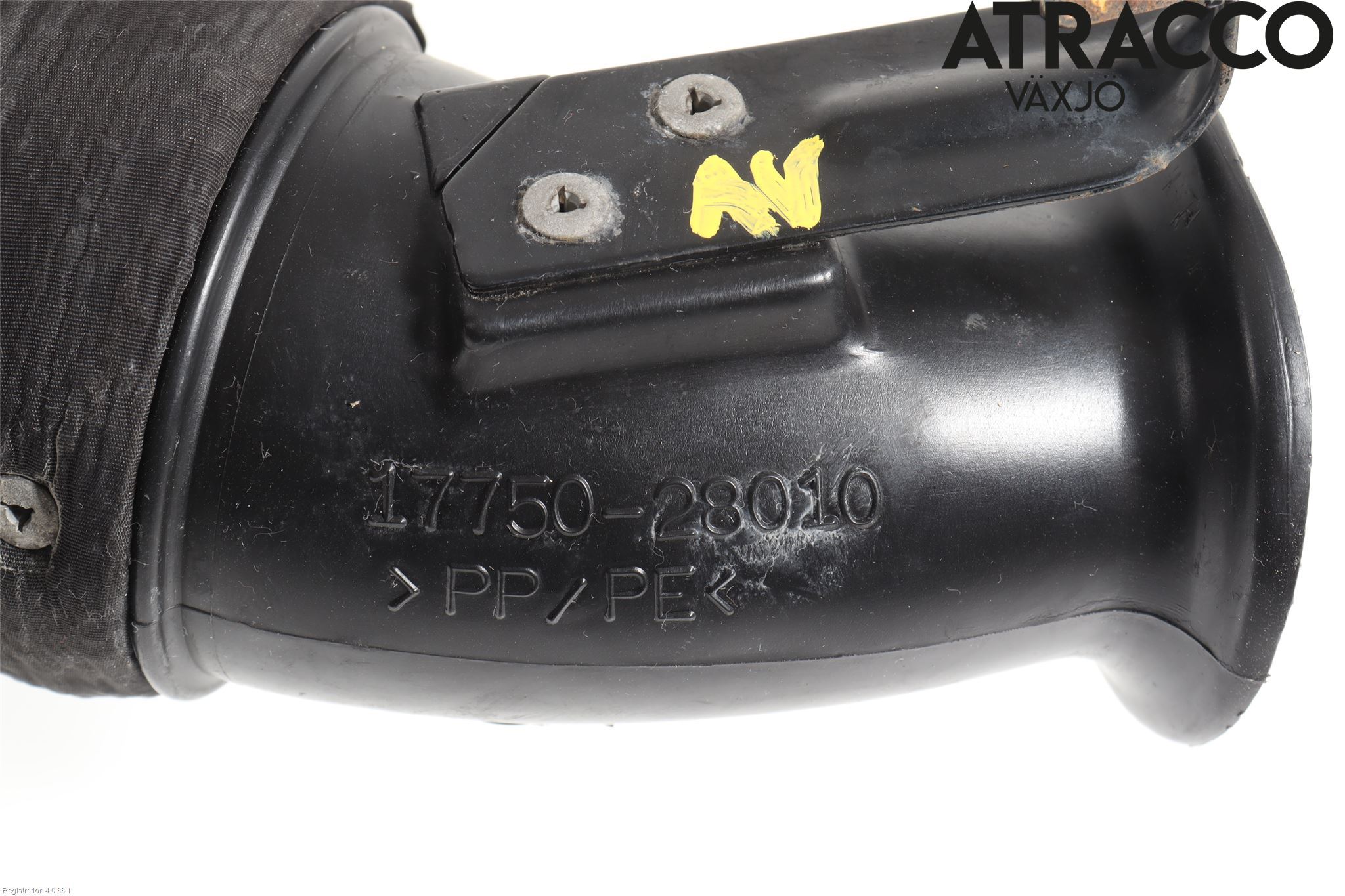 Toyota RAV 4 00-06 Förg-Bälg-Rör Mot Luftr