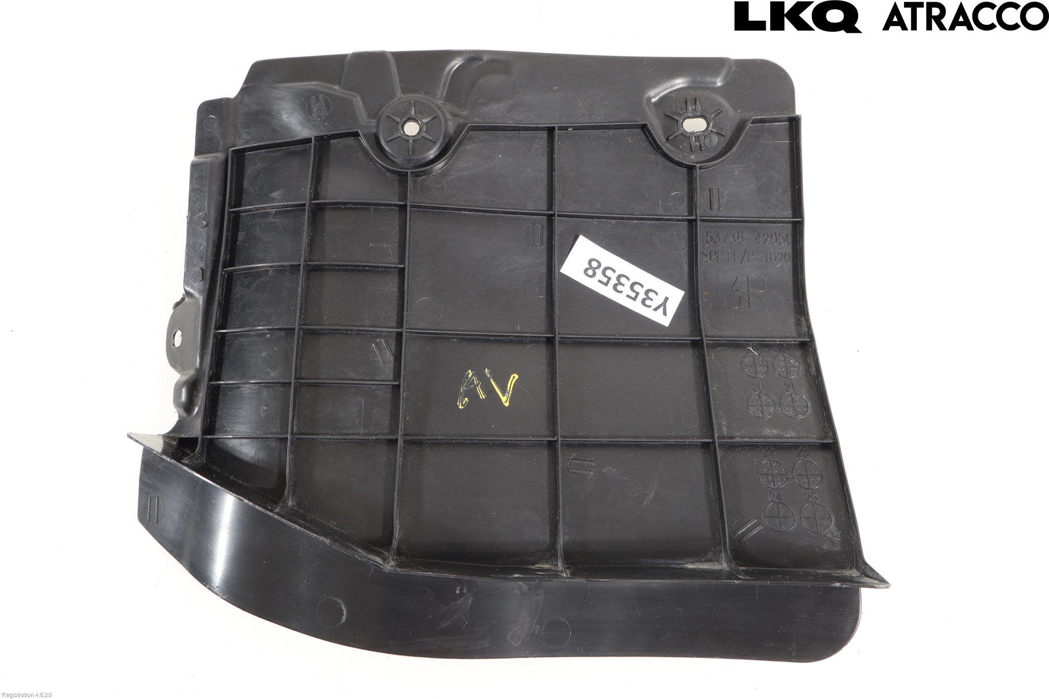 Toyota RAV4 19- Hasplåt Plåt-Plast