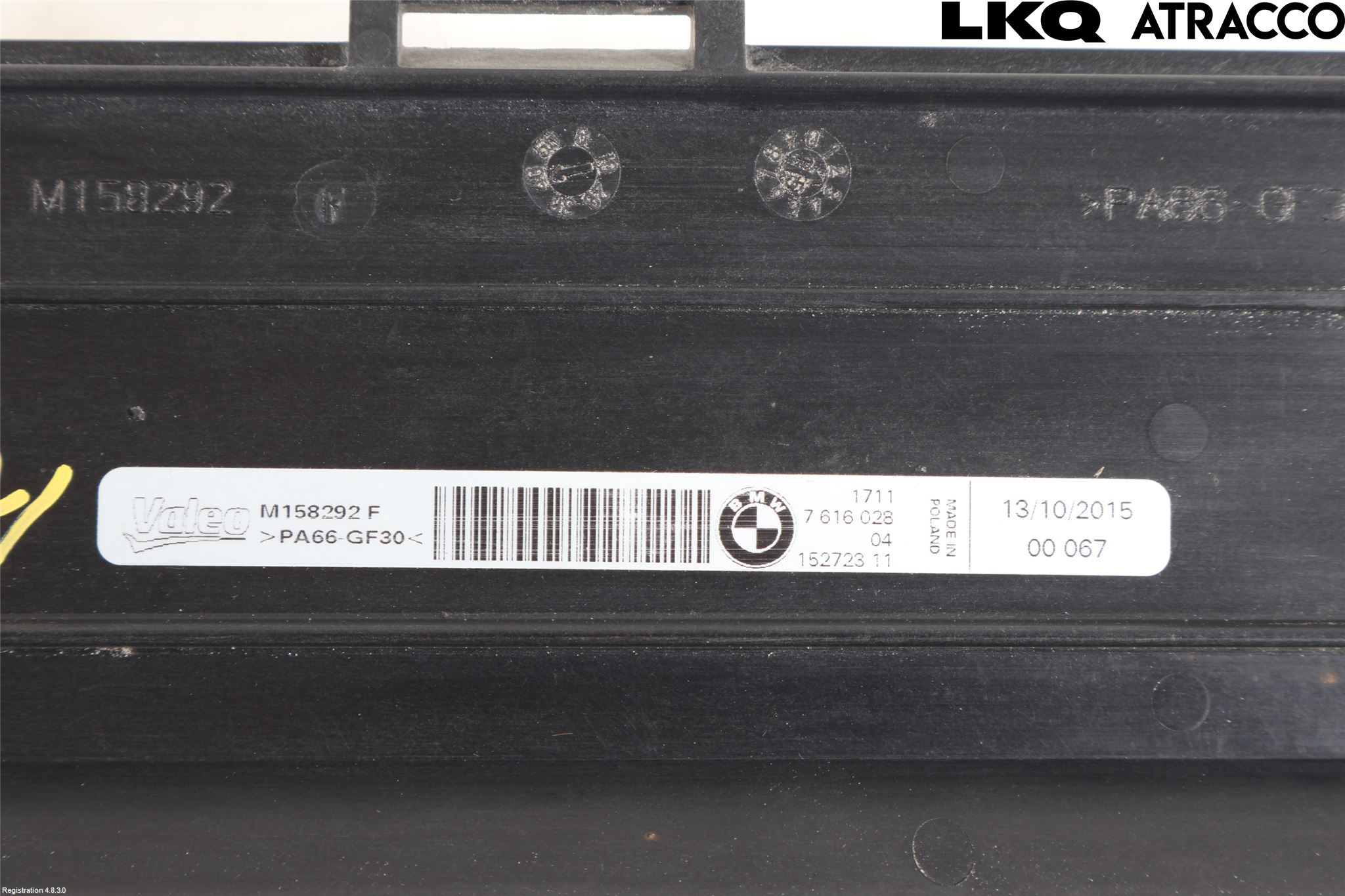 BMW i3 I01 13-22 Kylarfäste-Ram-Balk