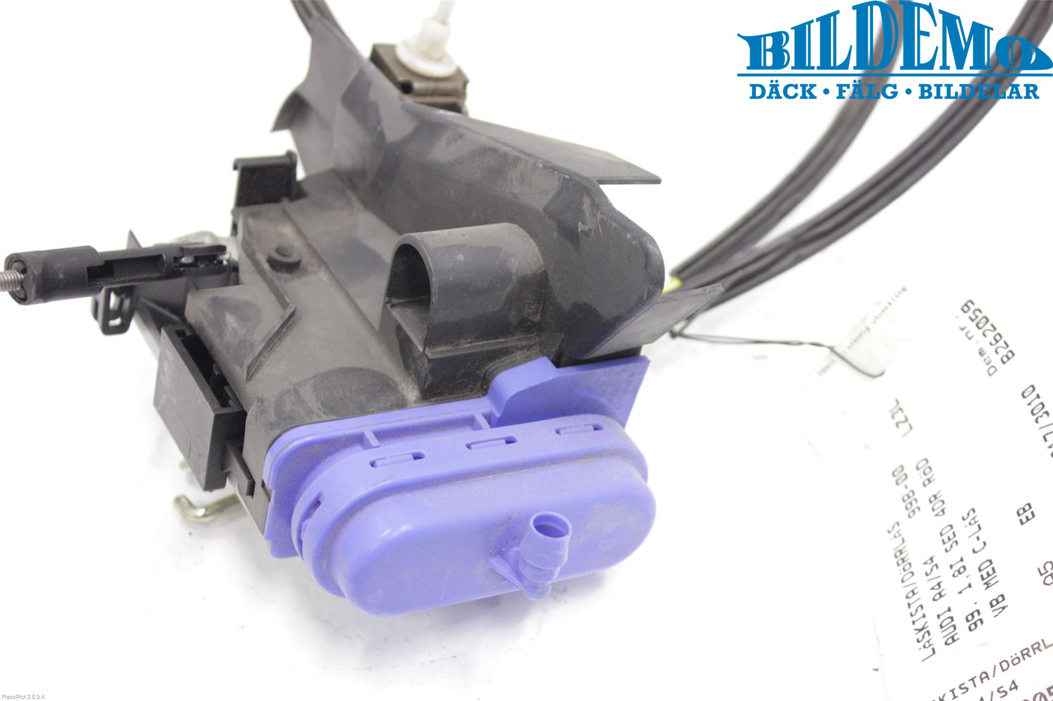 Audi A4/S4 99B-00 Låskista-Dörrlås