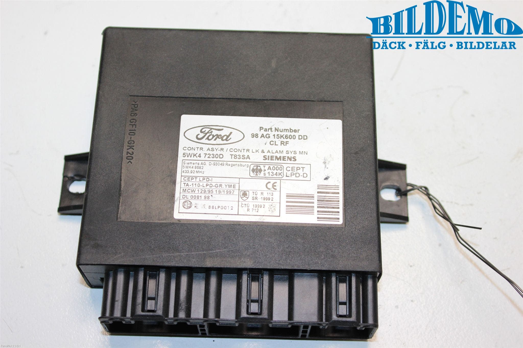 Ford FOCUS 99-04 Relä Larm