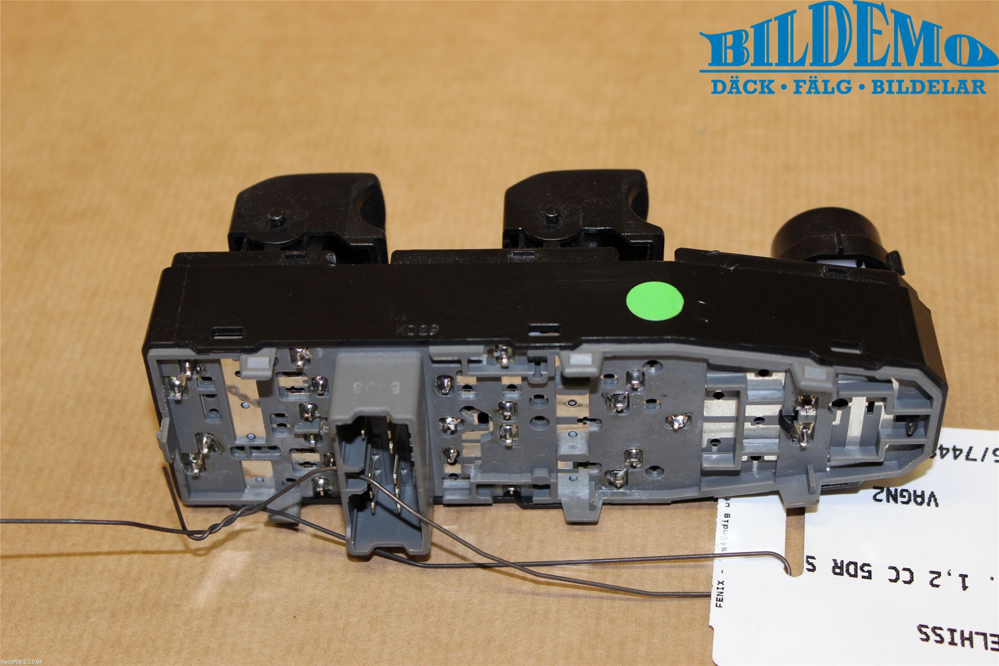 GM CHEVROLET SPARK Strömställare Elhiss