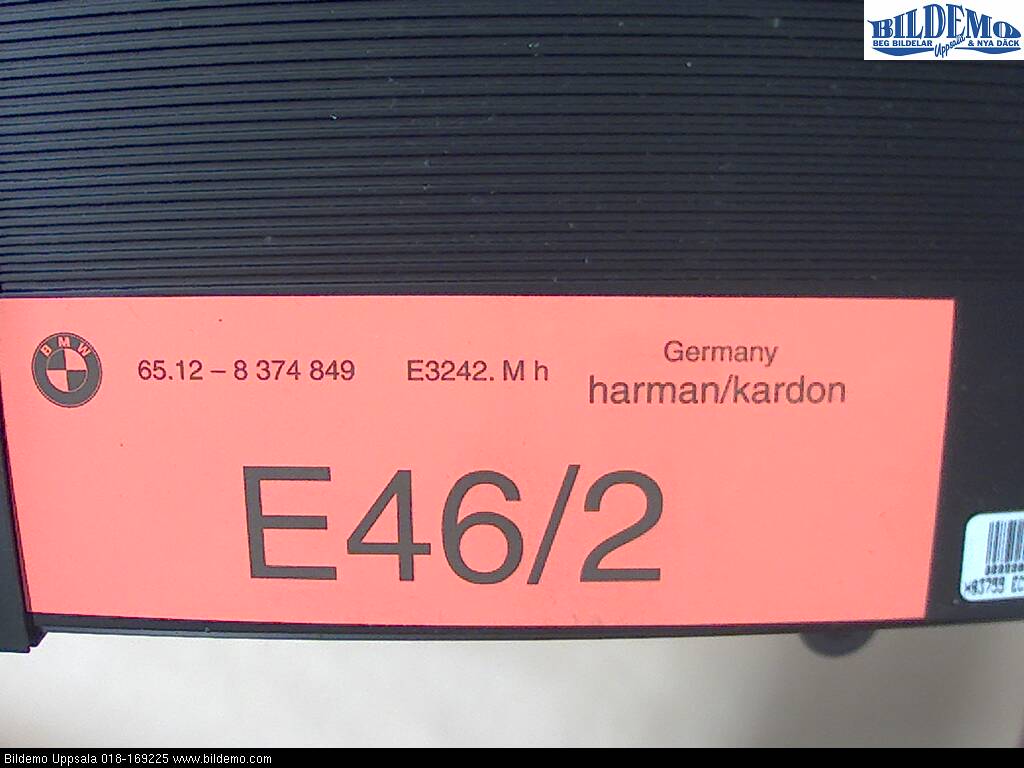 BMW 3 E46      98-05 Radio-Stereo Förstärkare