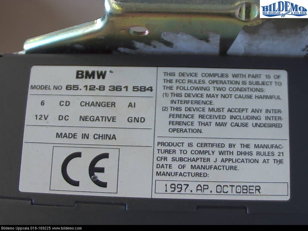 BMW 5 E39 95-04 Cd Växlare