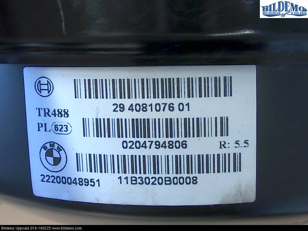 BMW 1 F20/F21 11-19 Bromsservo