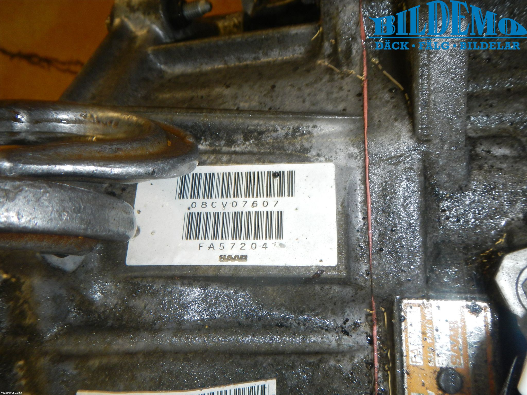 Saab 9-3 VER2/VER3 08-15 Växellåda Automat