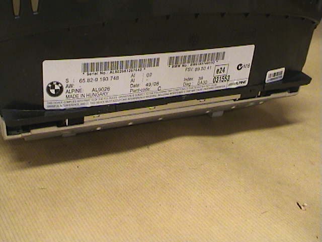 BMW 5 E60/61 Sed/Tou 02-10 Bildskärm