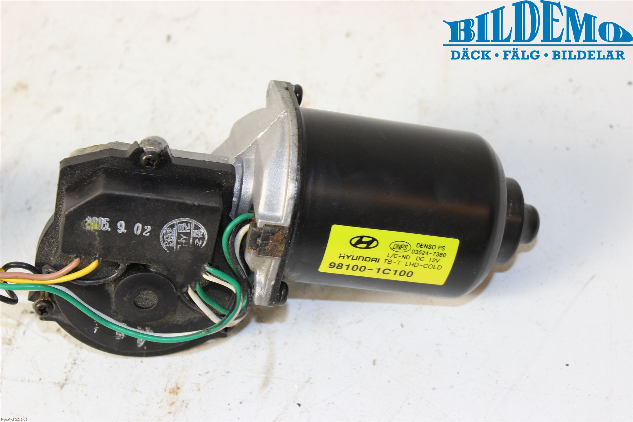 Hyundai GETZ Torkarmotor Vindruta