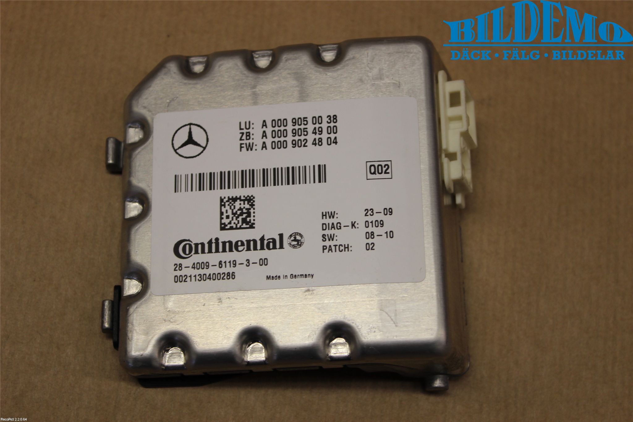 Mercedes-Benz MB C-KLASS (W204) 07-15 Sensor Övrigt