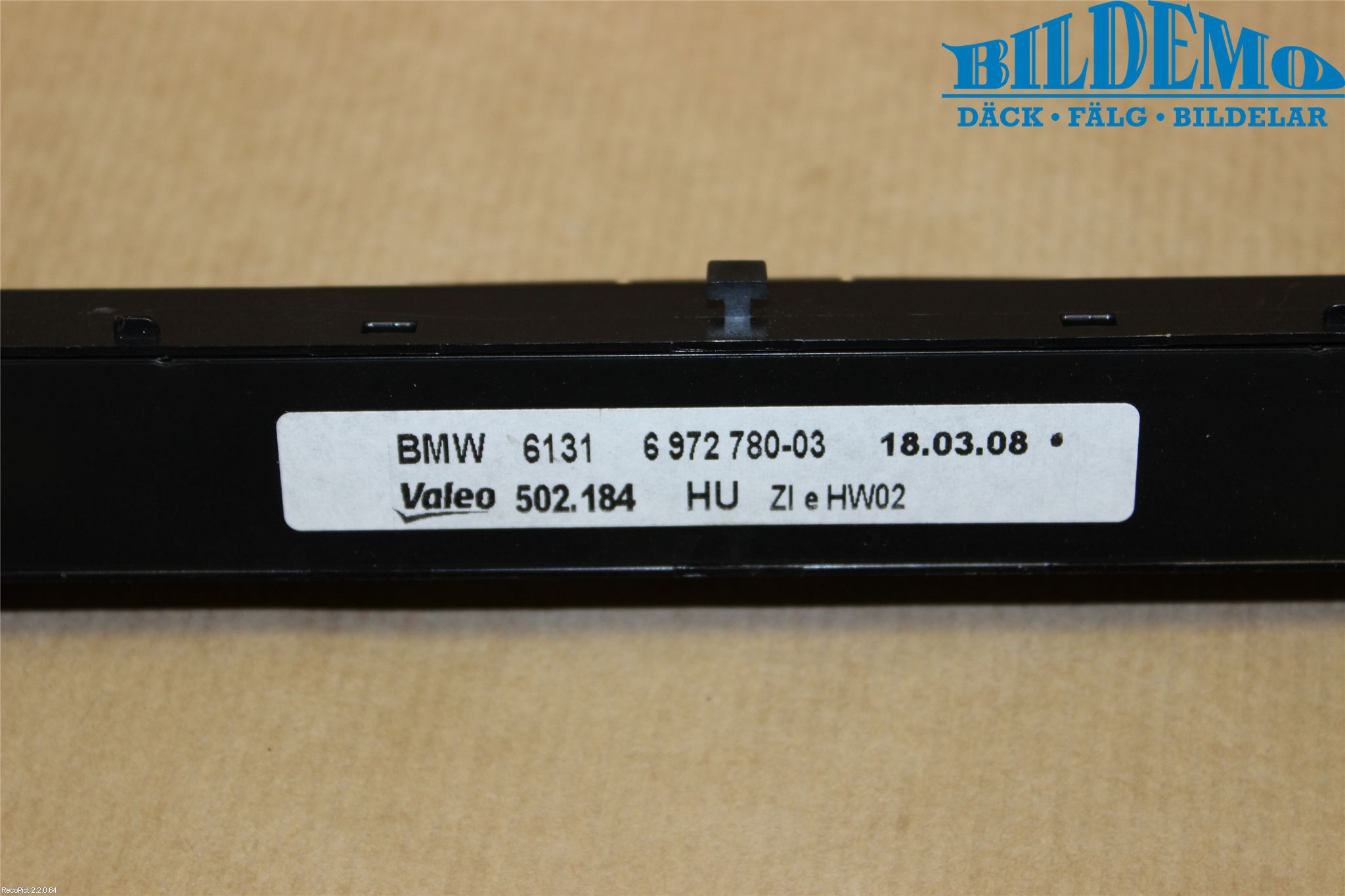 BMW X6 E71/E72   08-14 Styrenhet Övrigt