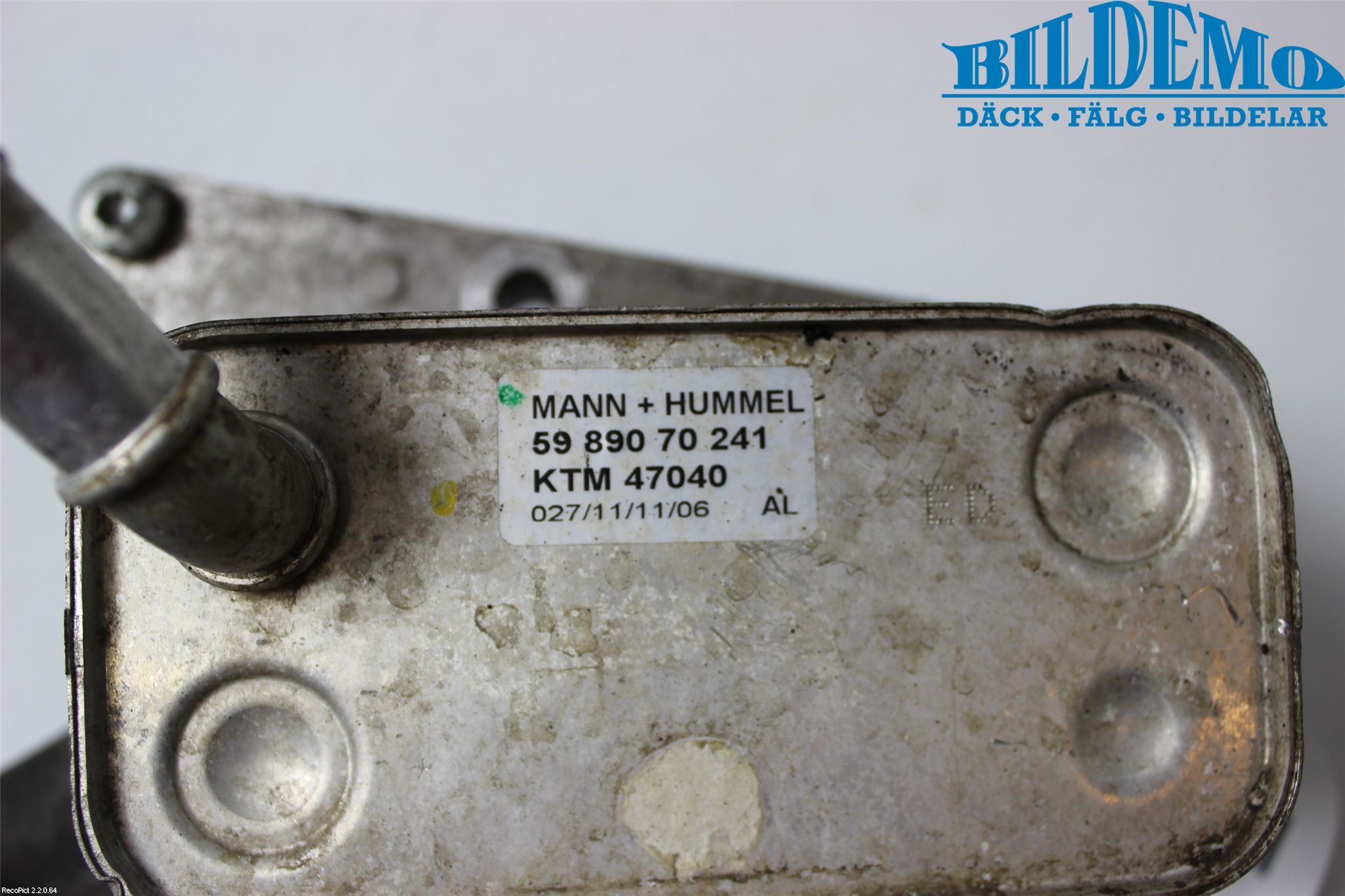 Saab 9-3 VER 2 Oljefilterhållare