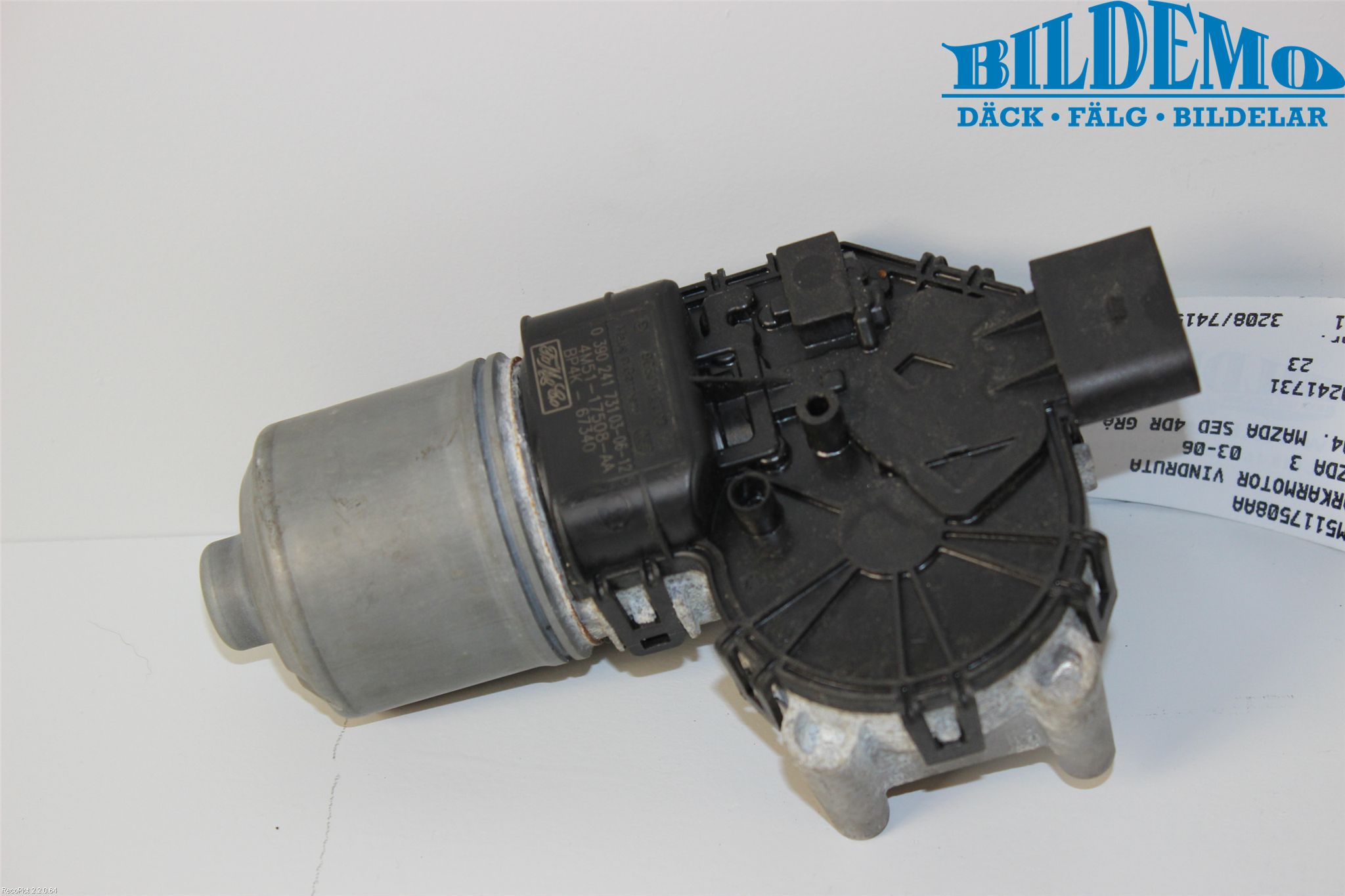 Mazda 3 I 03-06 Torkarmotor Vindruta