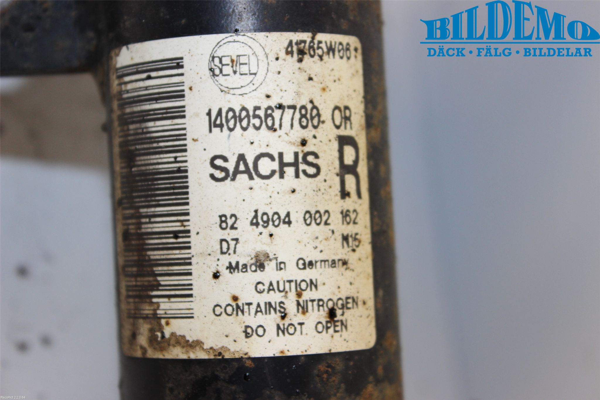 Fiat SCUDO 07-16 Fjäderben Fram Höger