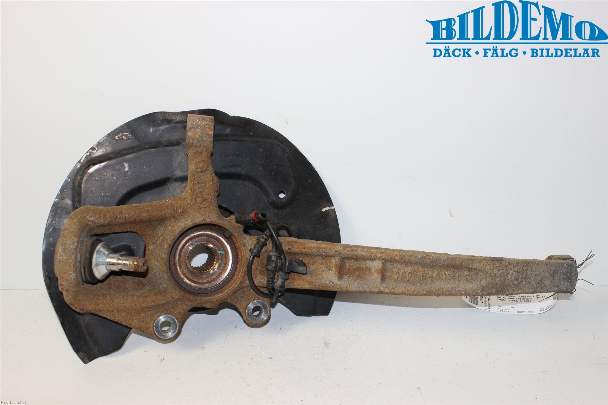 Mercedes-Benz MB ML (W164) 05-11 Styrspindel Lagerhus Hö