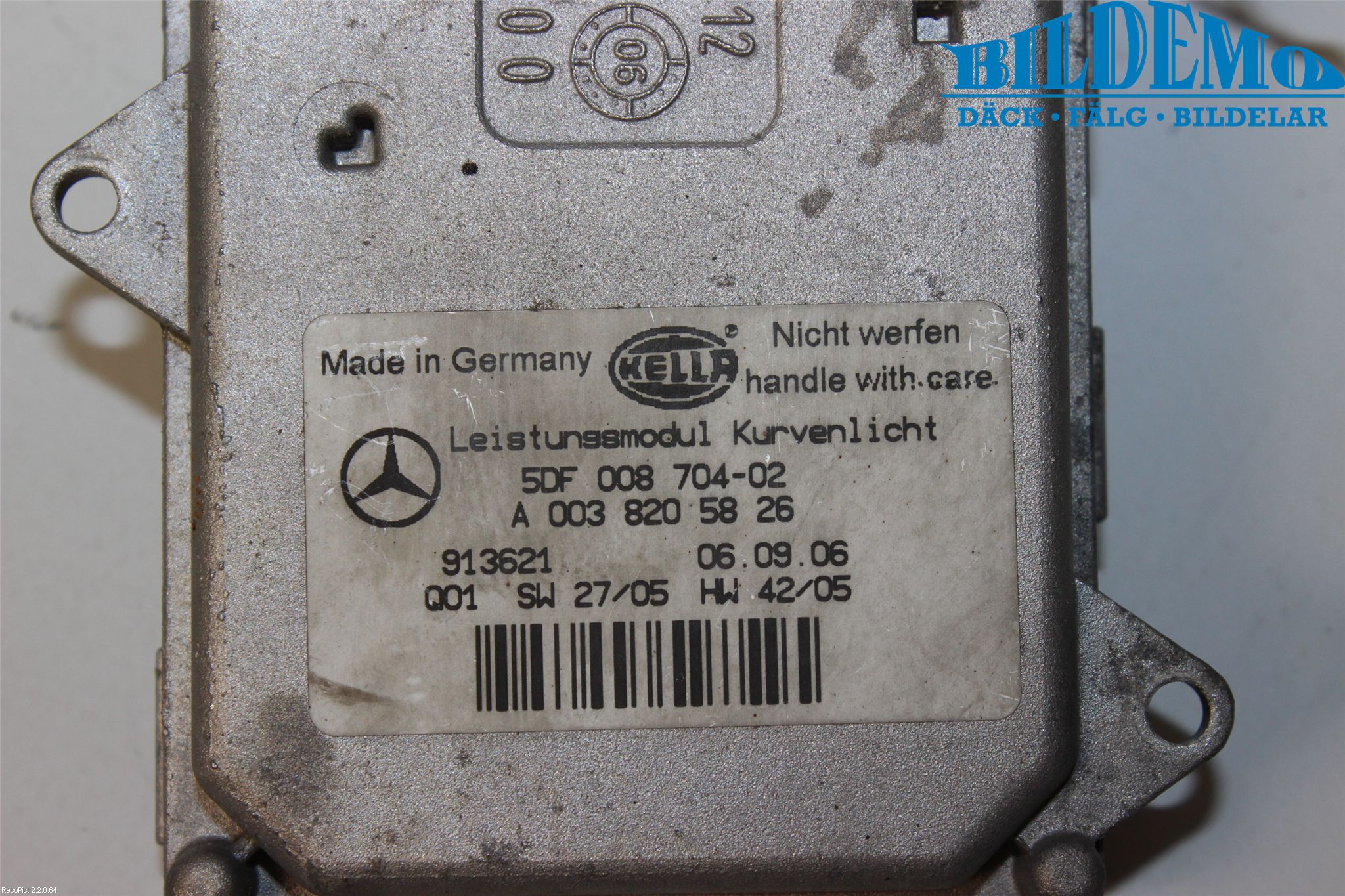 Mercedes-Benz MB CLS (C219) 03-11 Styrenhet Strålkastare