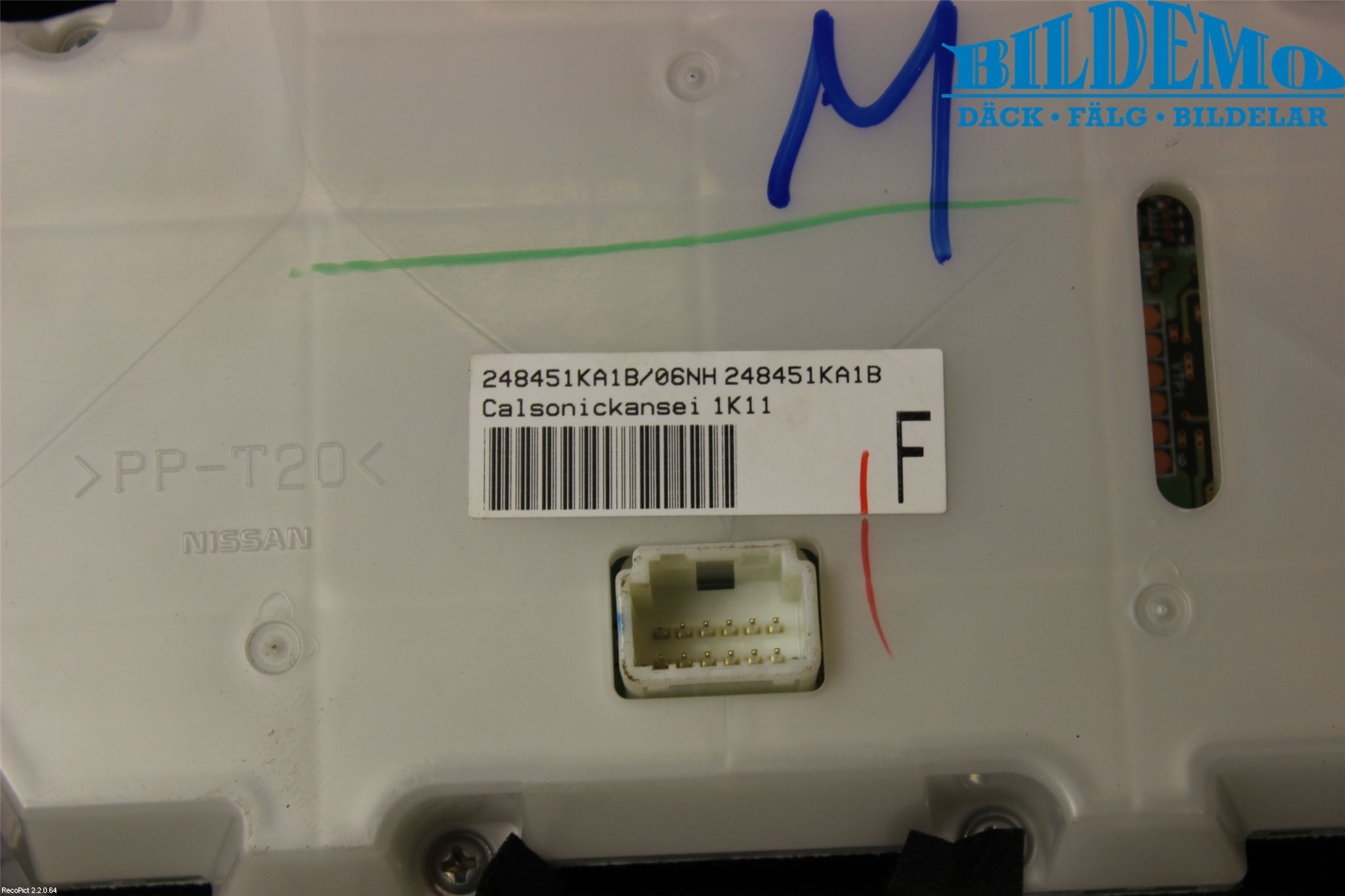 Nissan JUKE 10-14 Ac Styrenhet Ac Manöveren