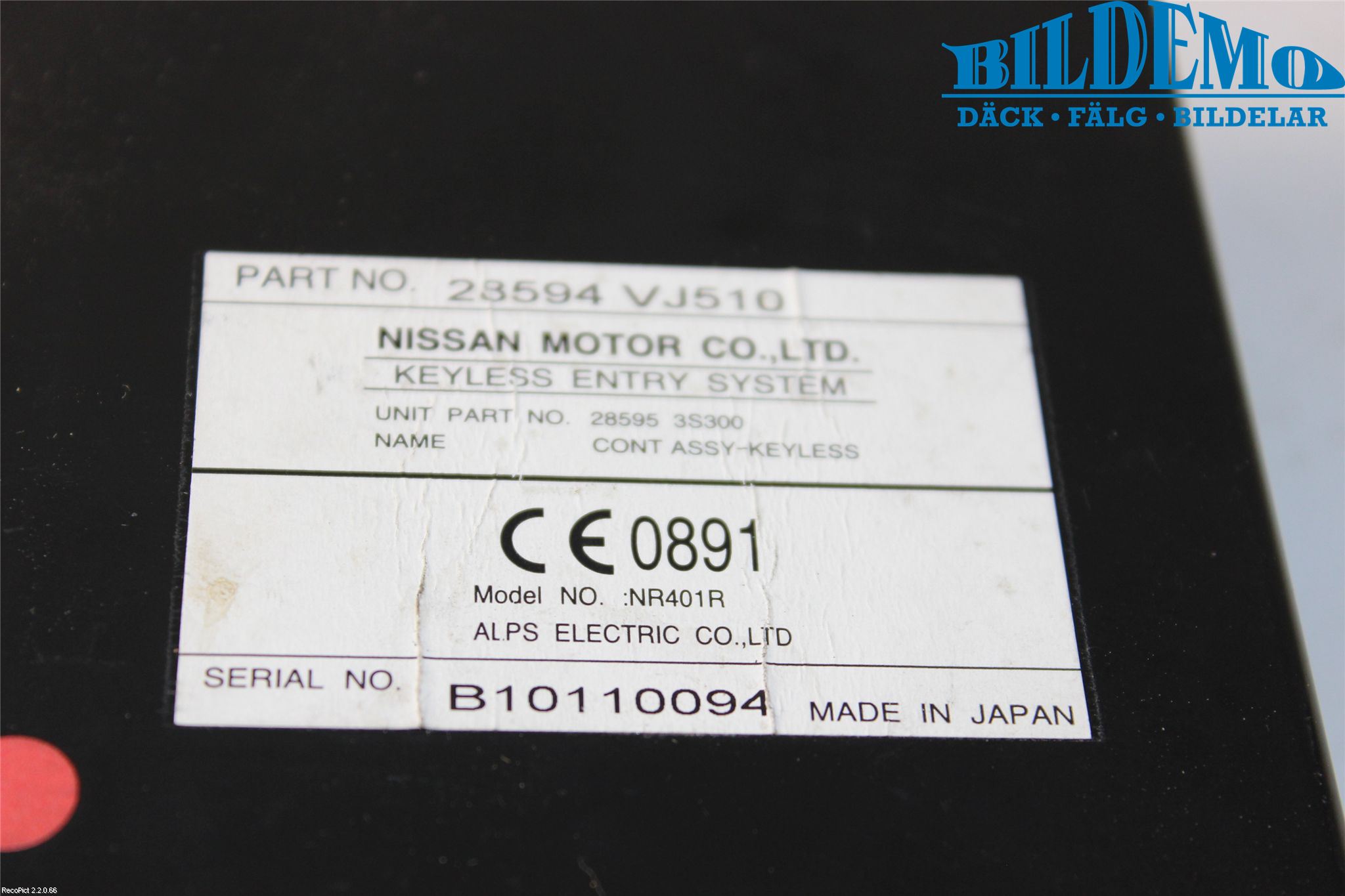 Nissan NAVARA 98-05 Styrenhet Övrigt