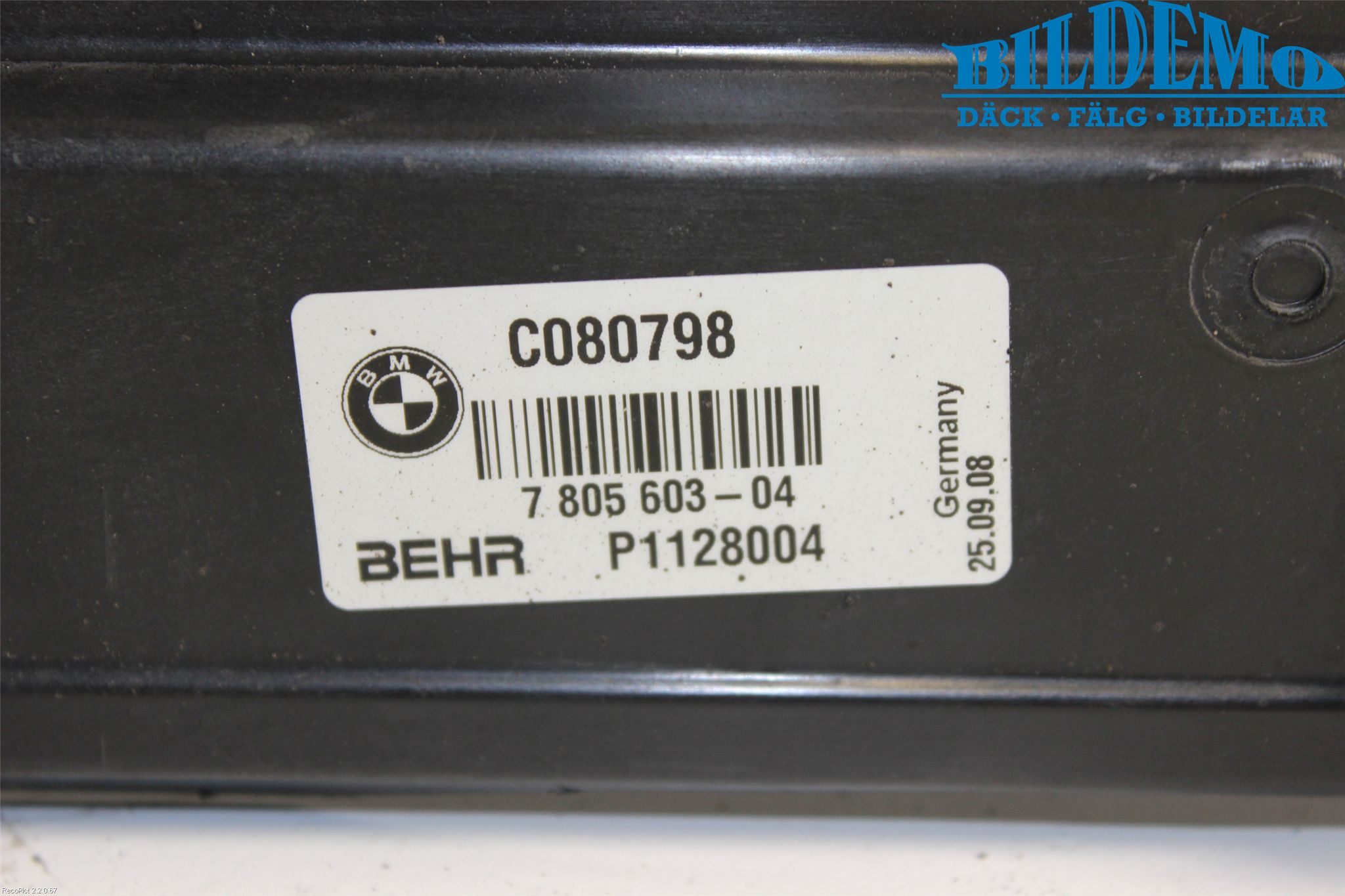 BMW 5 E60/61 Sed/Tou 02-10 Front Övrigt