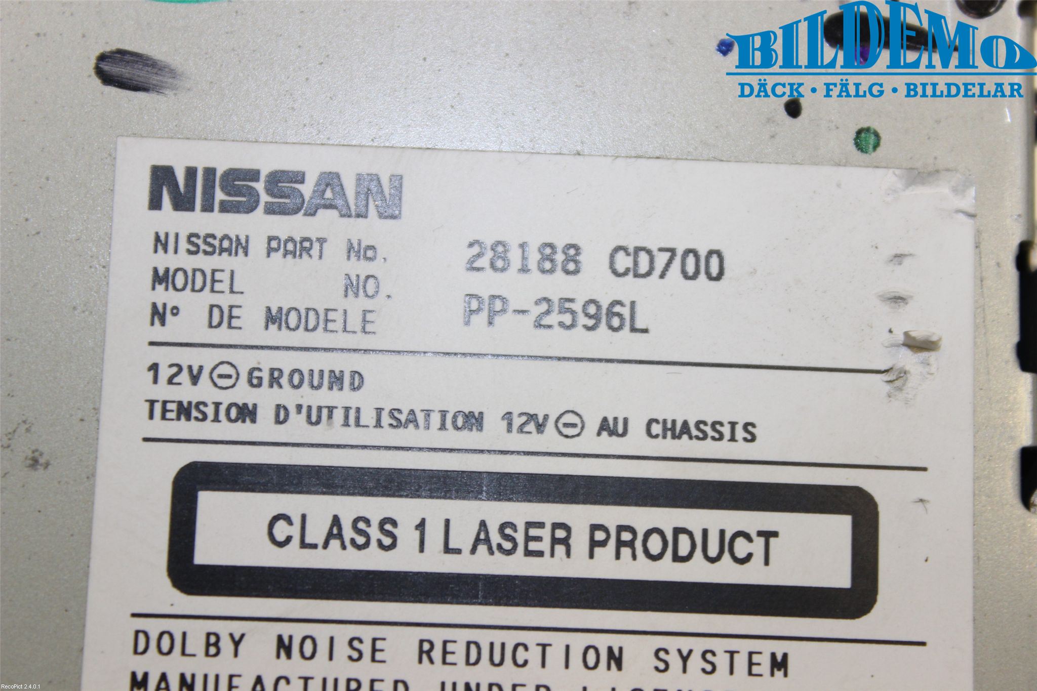 Nissan 350Z Cd Radio - Multimediapanel