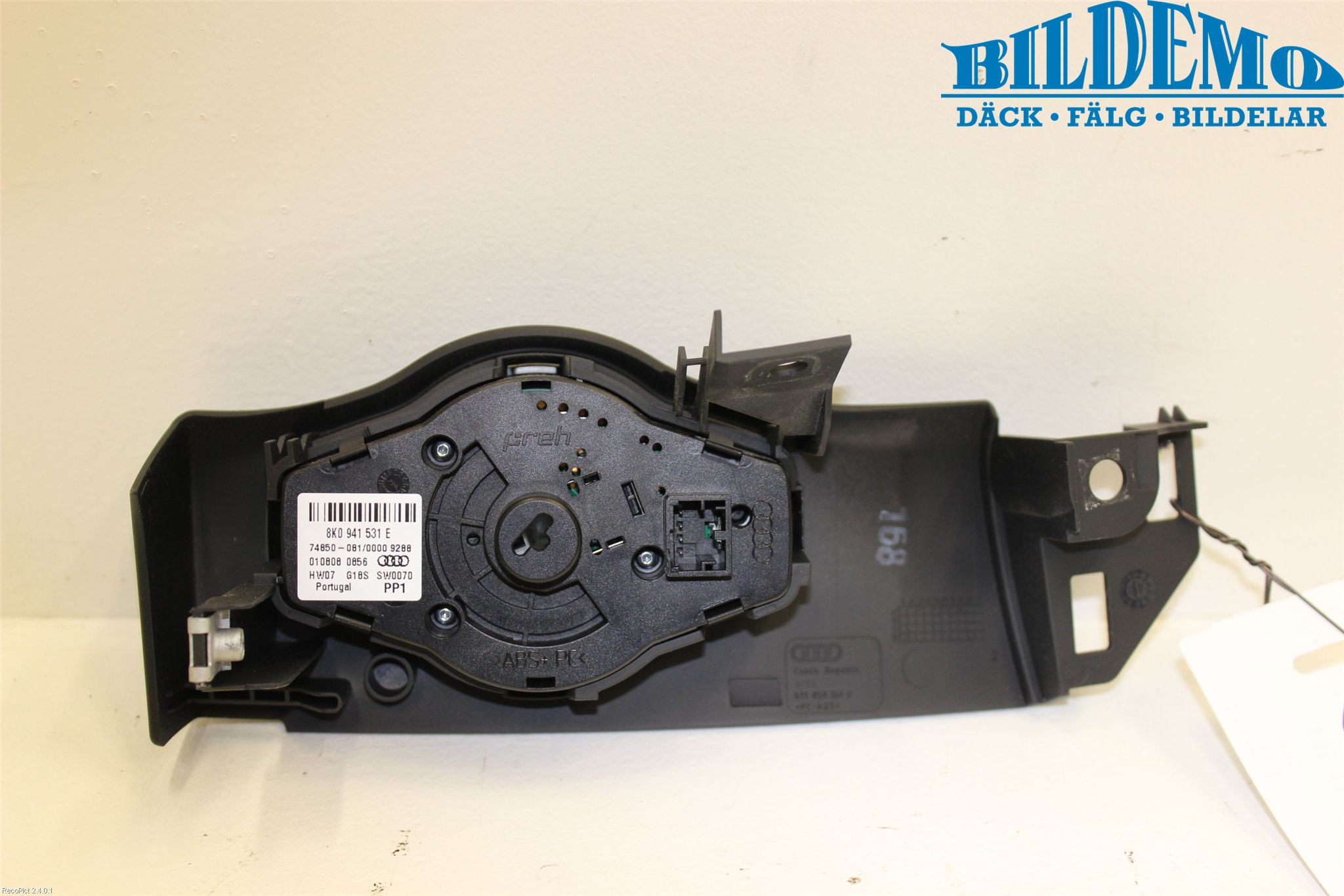 Audi A4/S4 08-11 Strömställare Ljus