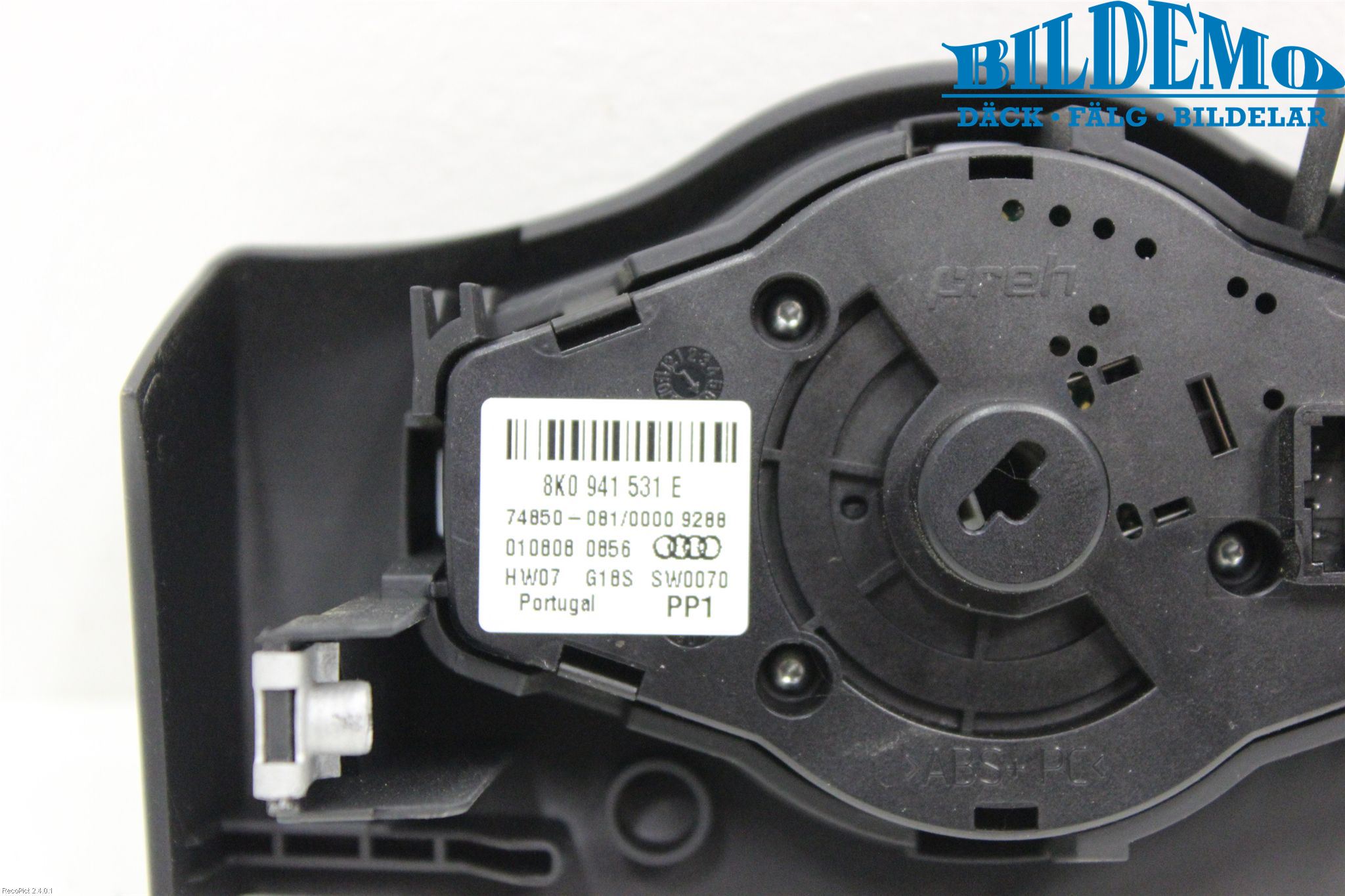 Audi A4/S4 08-11 Strömställare Ljus