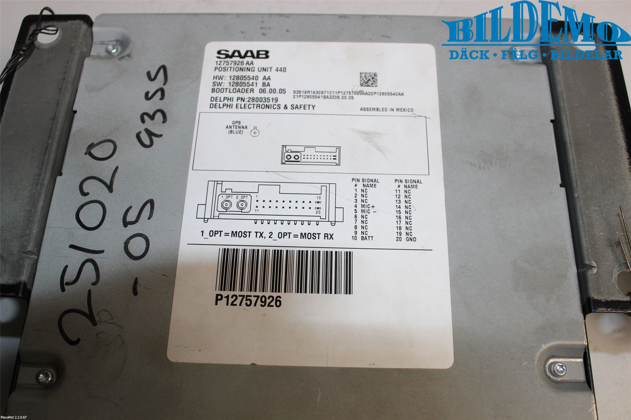 Saab 9-3 VER 2 Gps Navigator