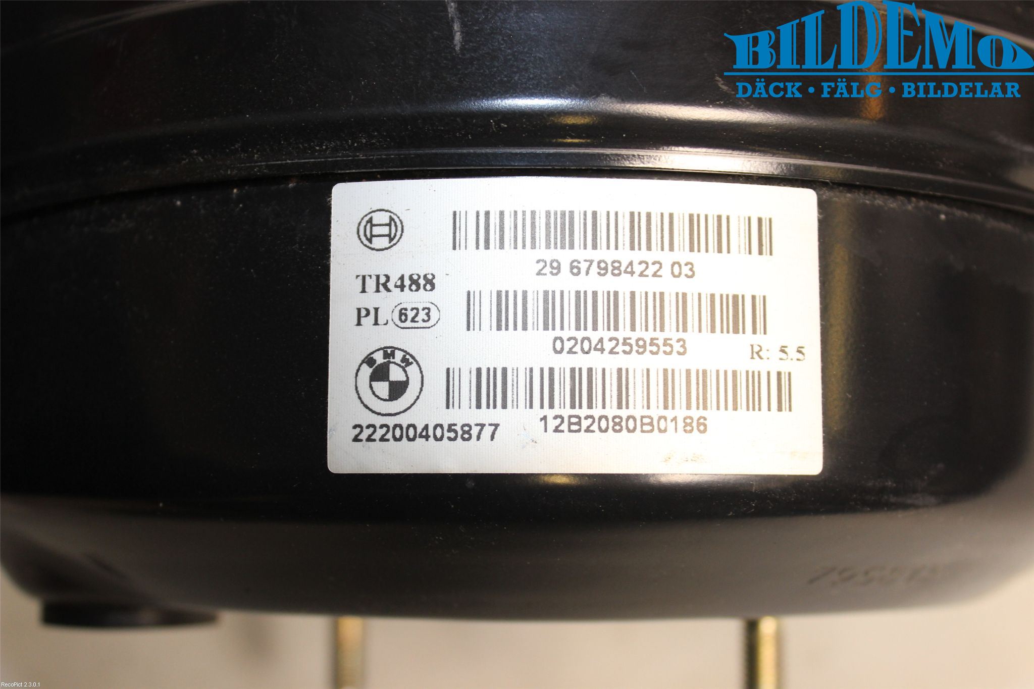 BMW 3 F30/F31/F80 12-19 Bromsservo