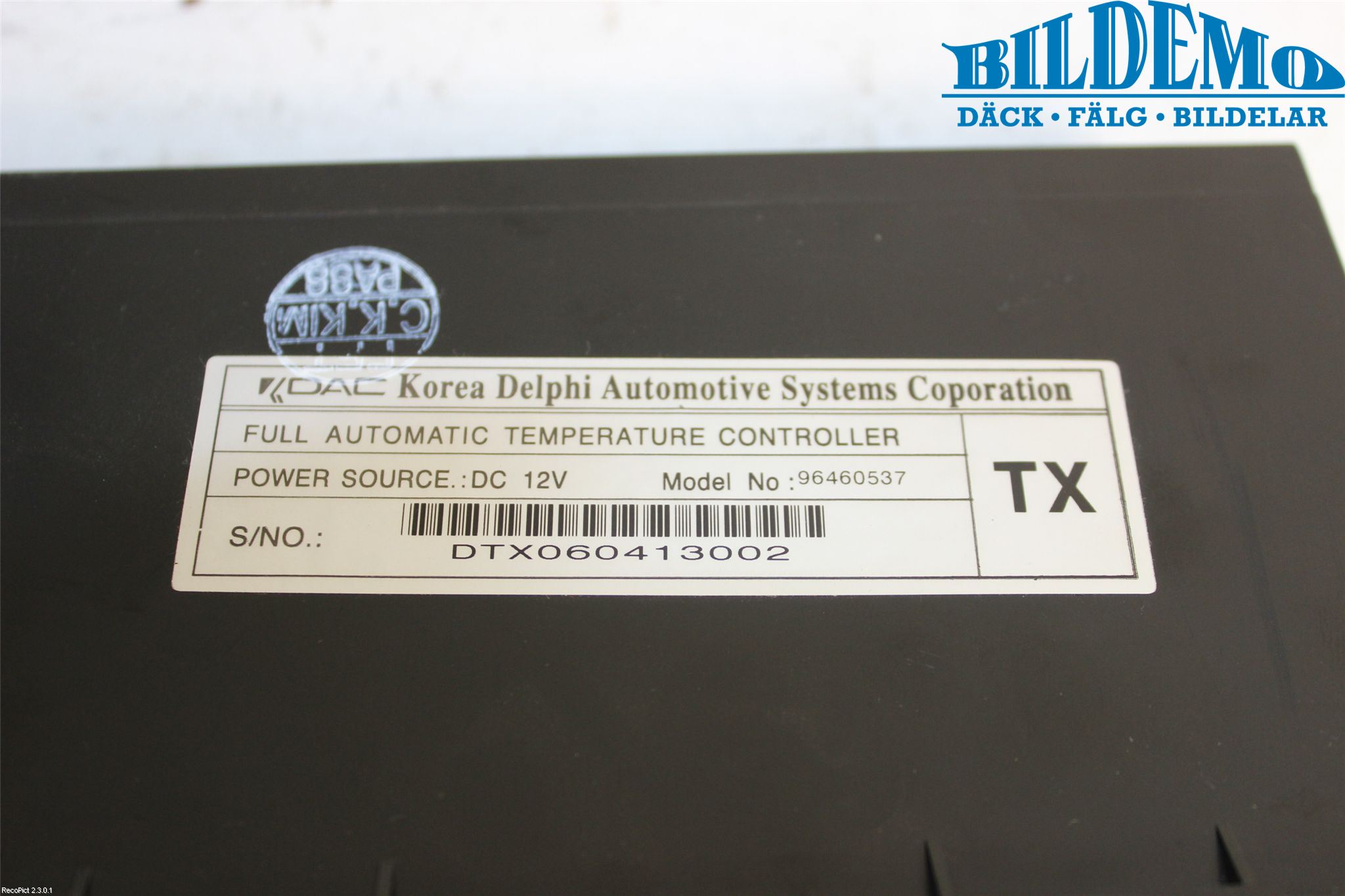 Chevrolet EVANDA Ac Styrenhet Ac Manöveren