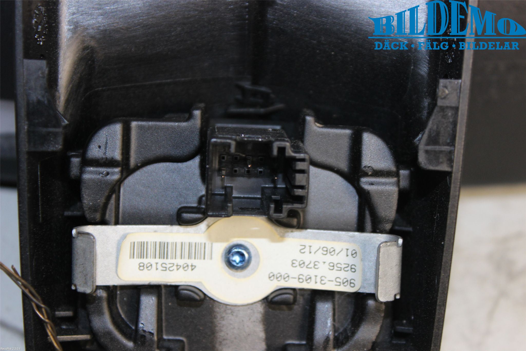 BMW 3 F30/F31/F80 12-19 Spegel Invändig El