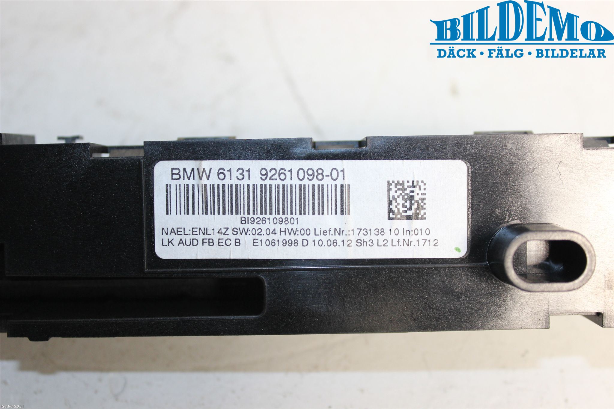 BMW 3 F30/F31/F80 12-19 Radio Övrigt