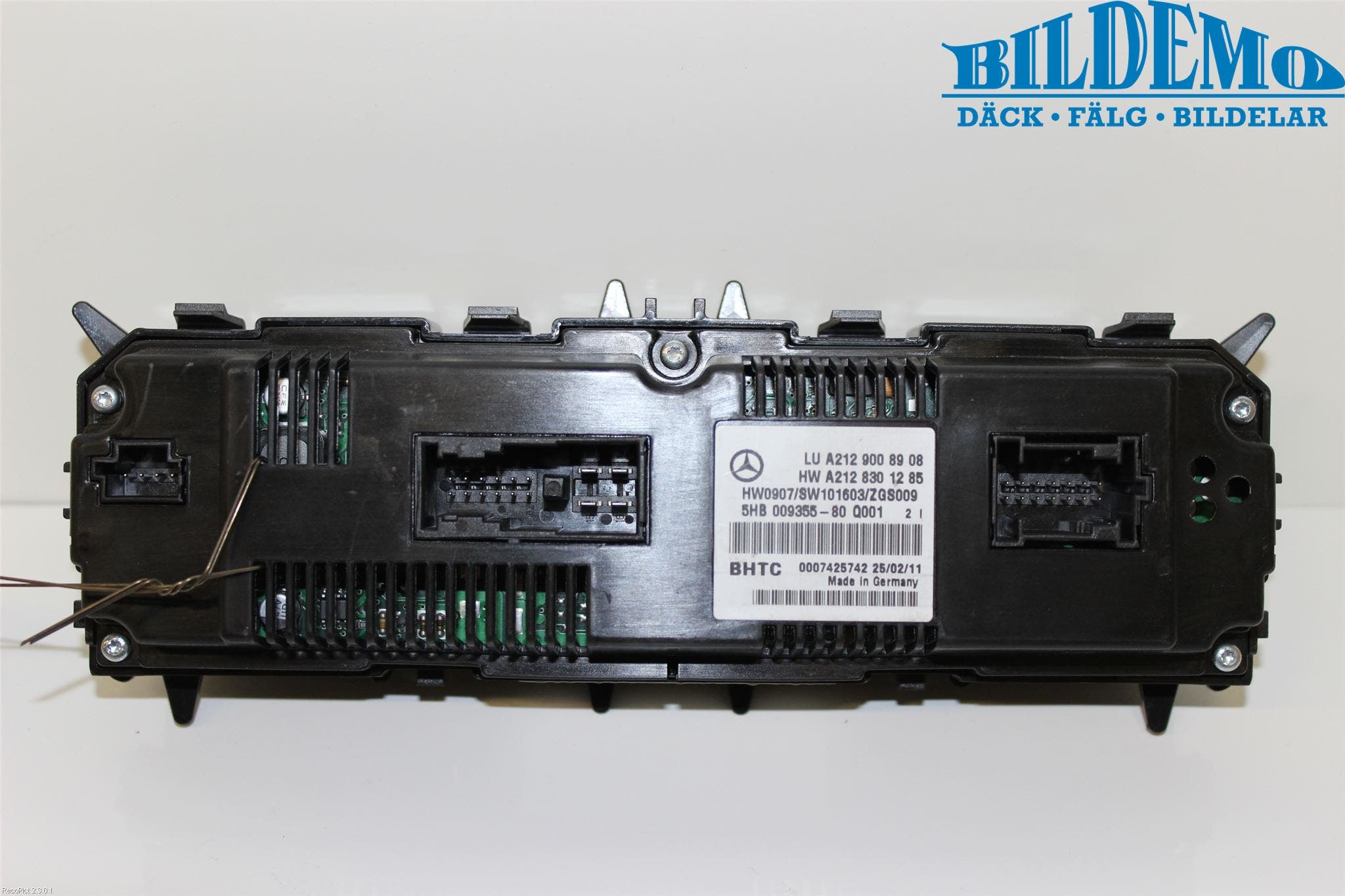 Mercedes-Benz MB E-KLASS (W212) 09-16 Ac Styrenhet Ac Manöveren