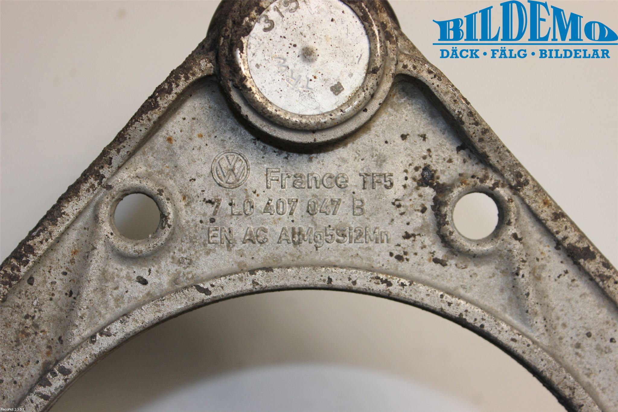 Volkswagen VW TOUAREG 7L 03-10 Bärarm Fram Övre Hö