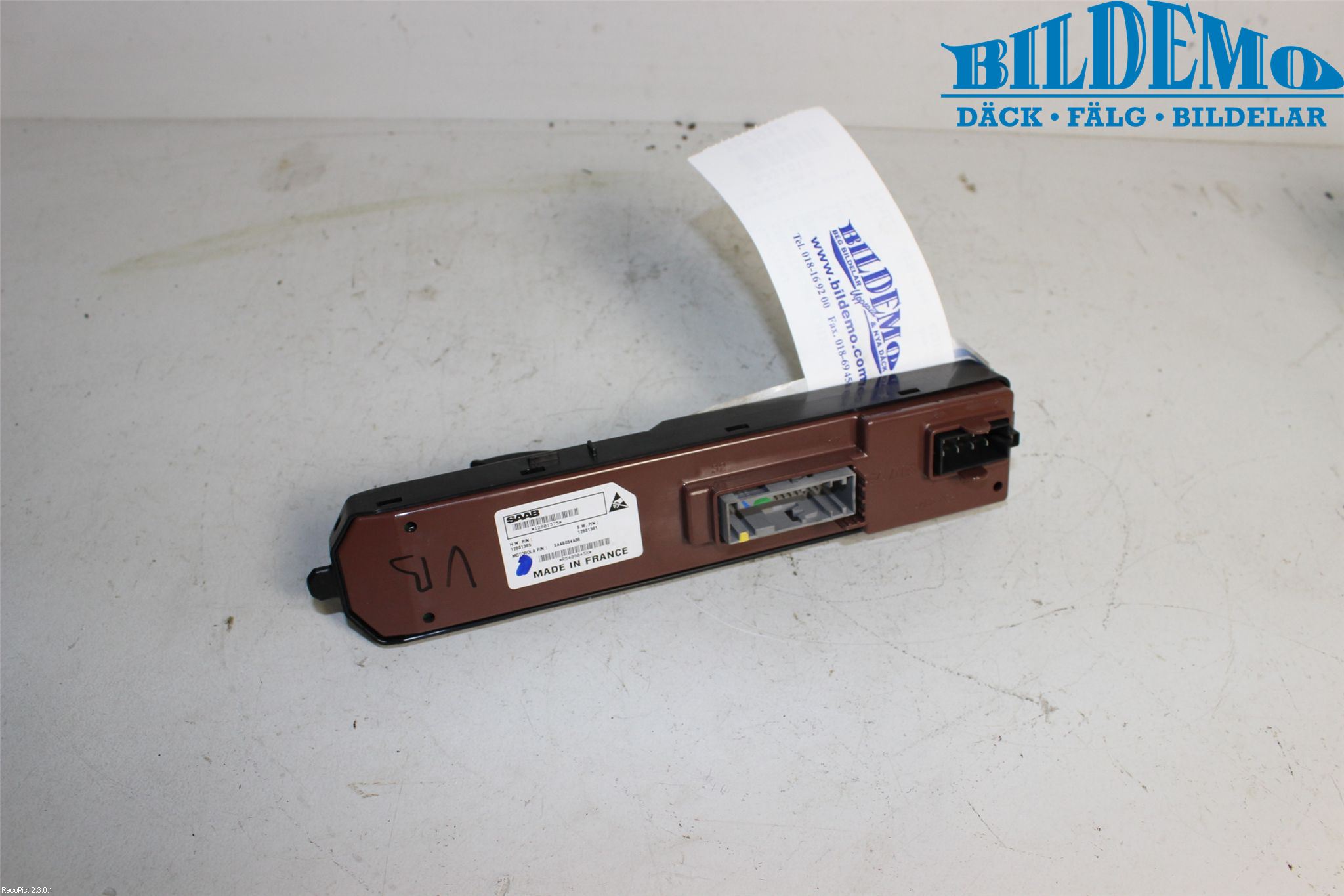 Saab 9-3 VER 2 Strömställare Elhiss