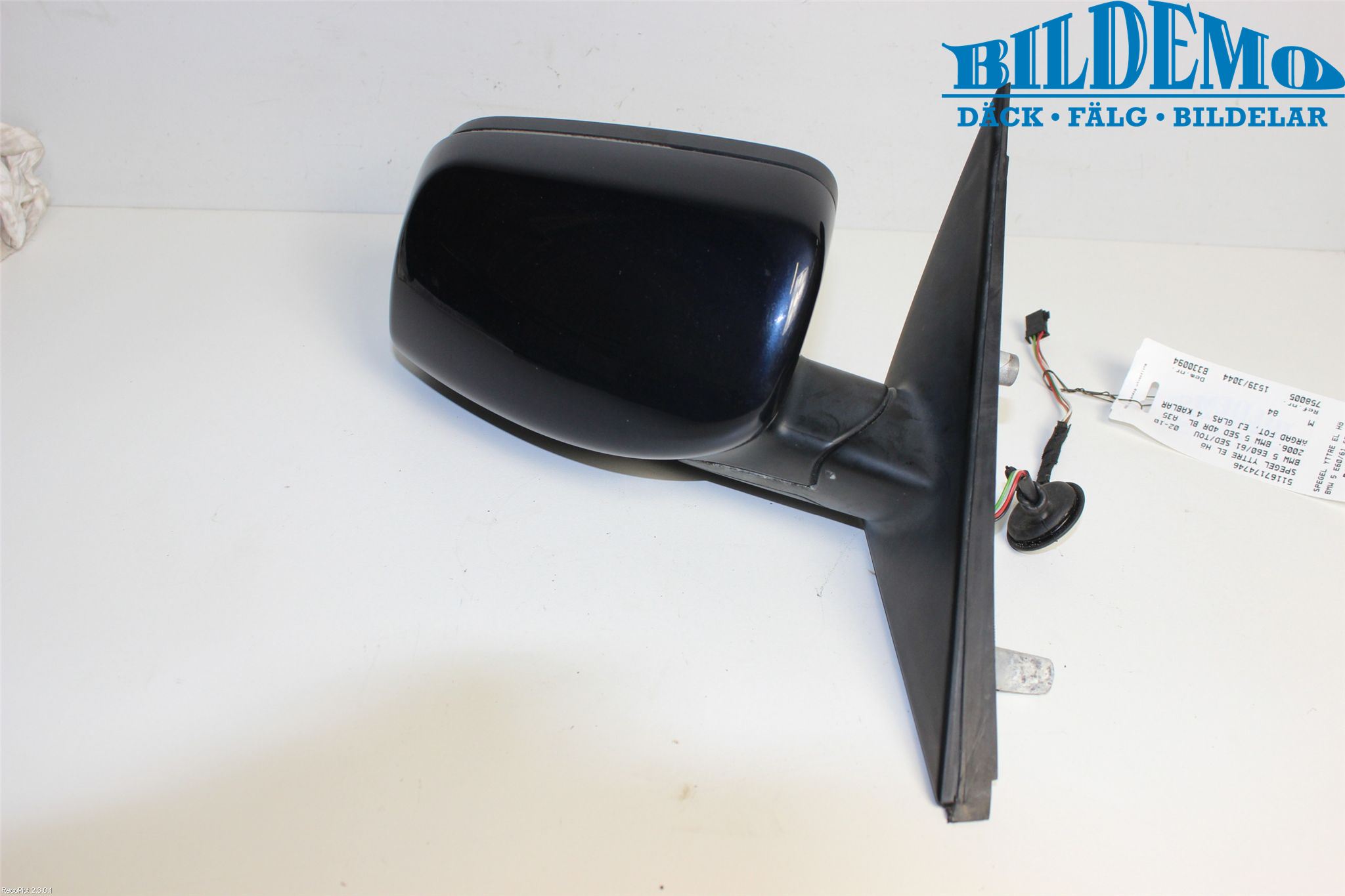 BMW 5 E60/61 Sed/Tou 02-10 Spegel Yttre El Hö