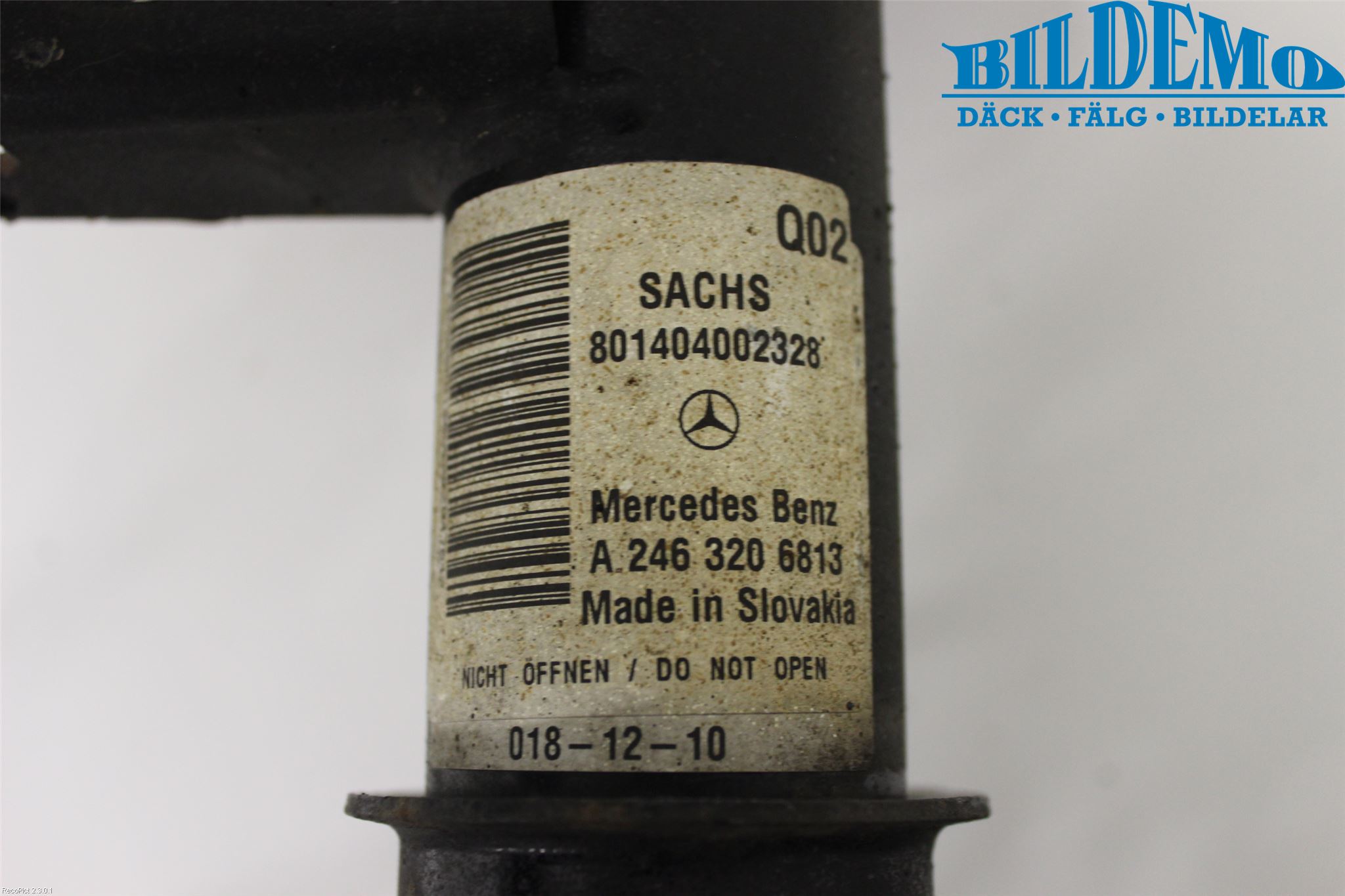 Mercedes-Benz MB B-KLASS (W246/W242) 12-19 Fjäderben Fram Höger