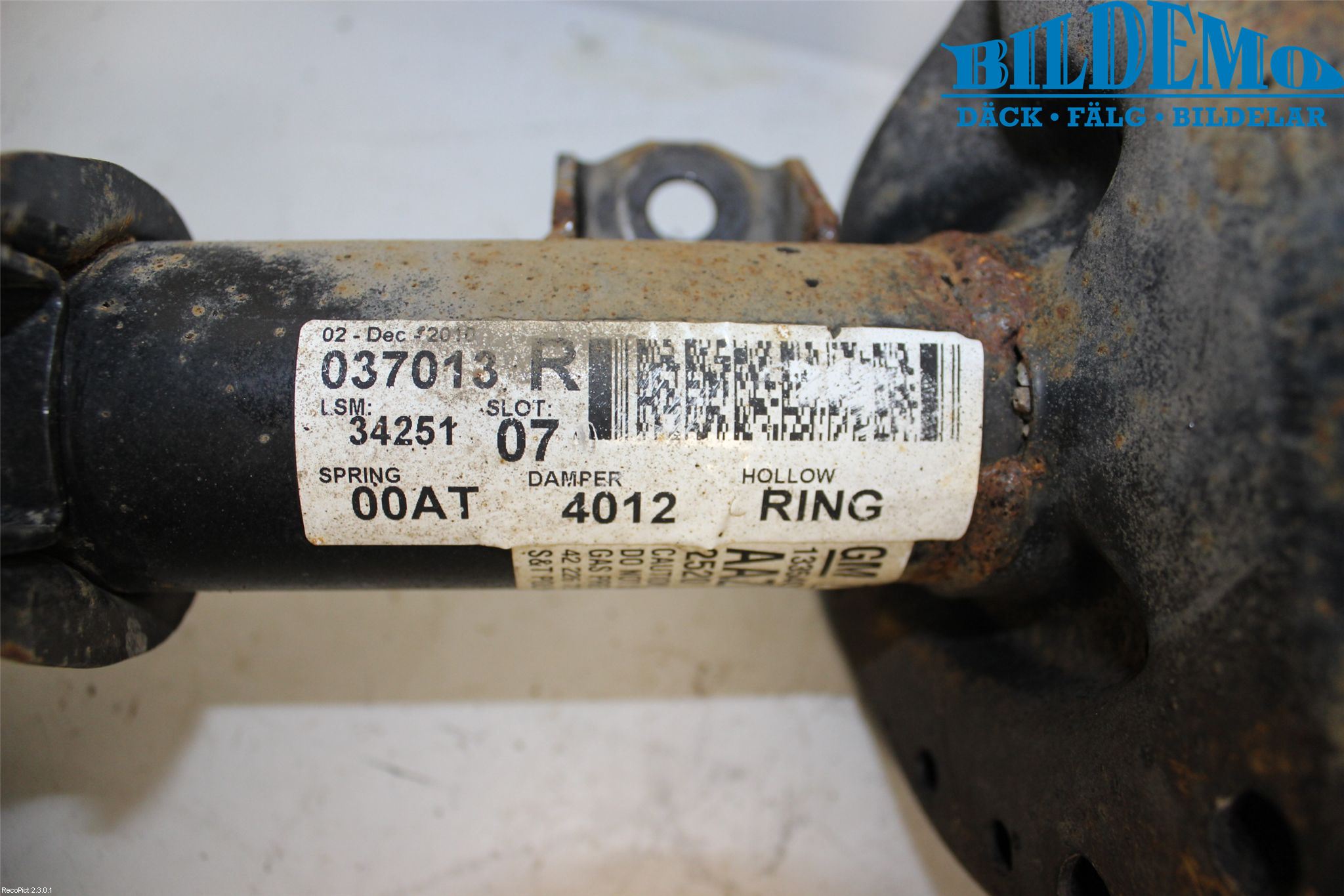 Opel ASTRA J 10-15 Fjäderben Fram Höger