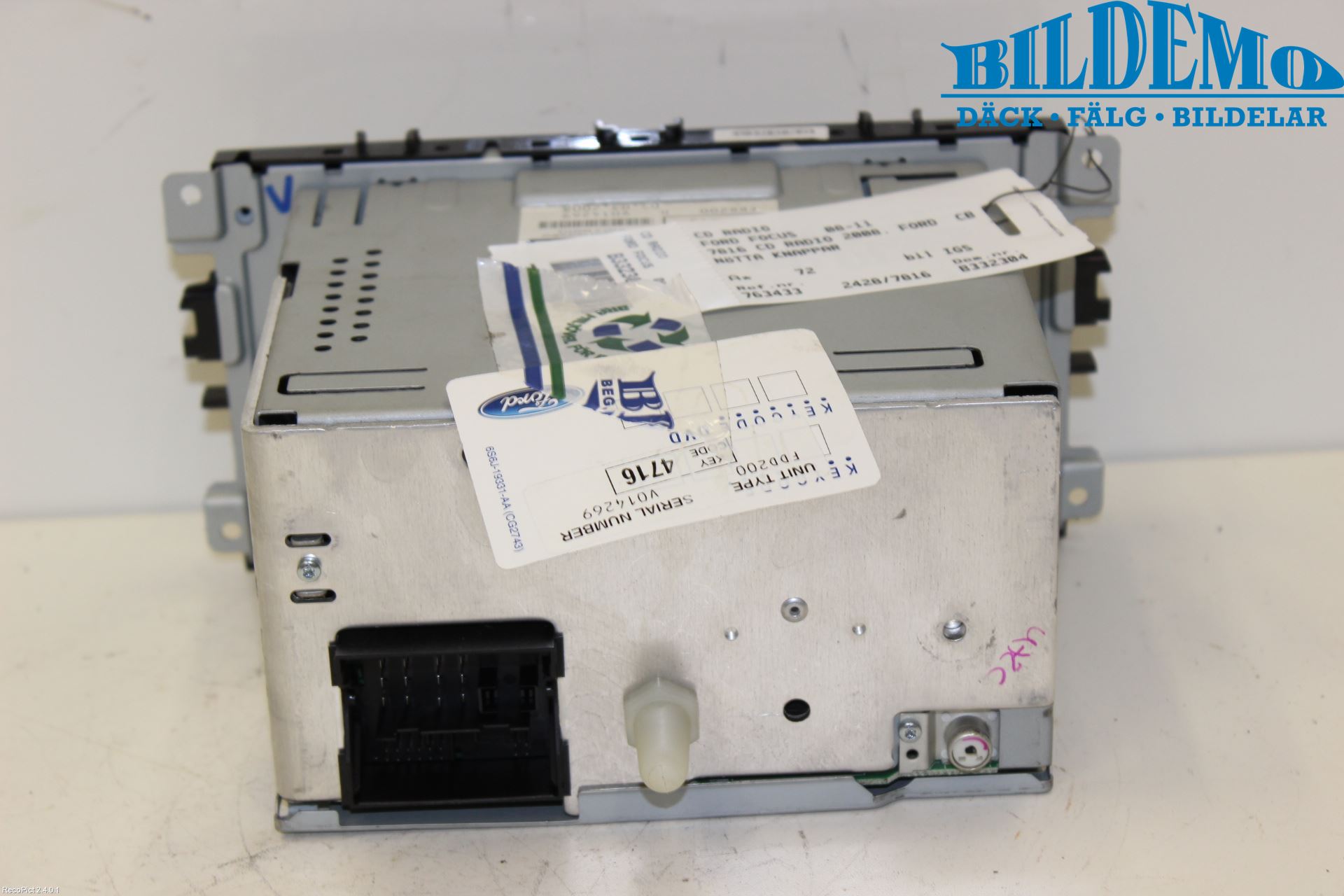 Ford FOCUS 08-11 Cd Radio - Multimediapanel